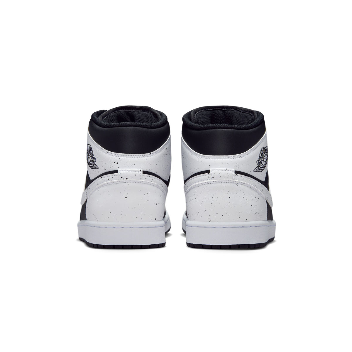 Black/ White Sneakers on a white background