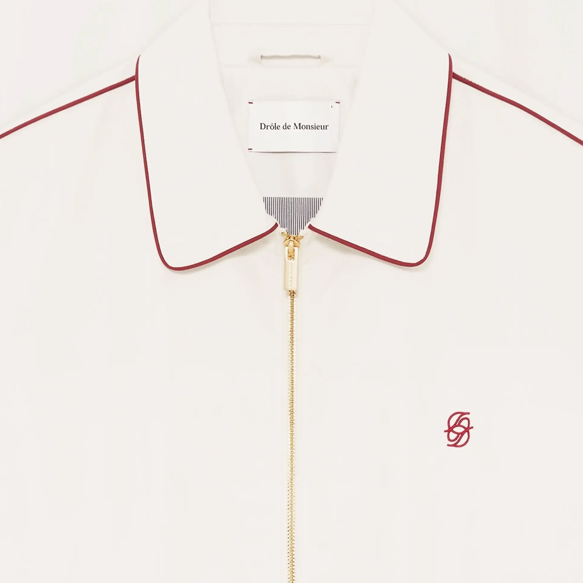 Drôle de Monsieur Mens Blouson Brode Coton Jacket