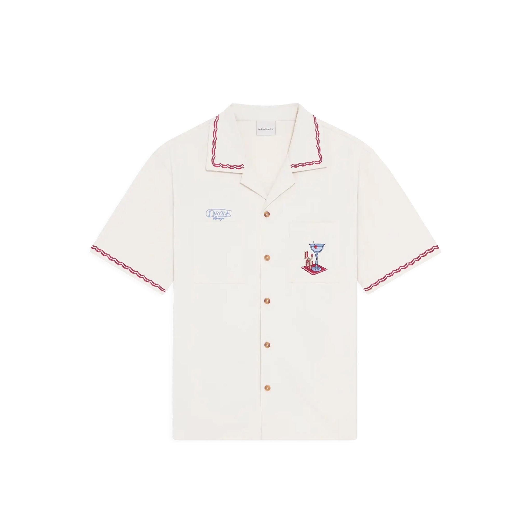 Drôle de Monsieur Mens Chemise Cocktail Shirt