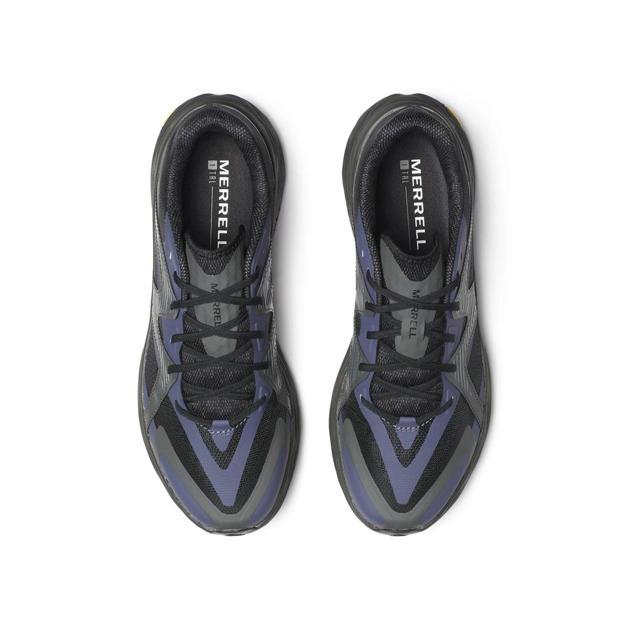Black and Comet Sneakers with vibram sole on white background