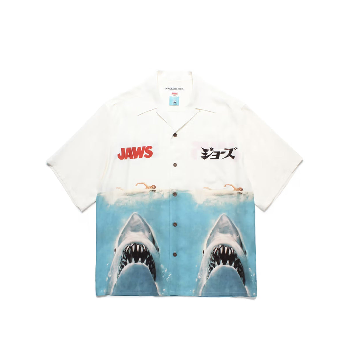 Wacko Maria Mens Jaws S/S Hawaiian Shirt – Extra Butter