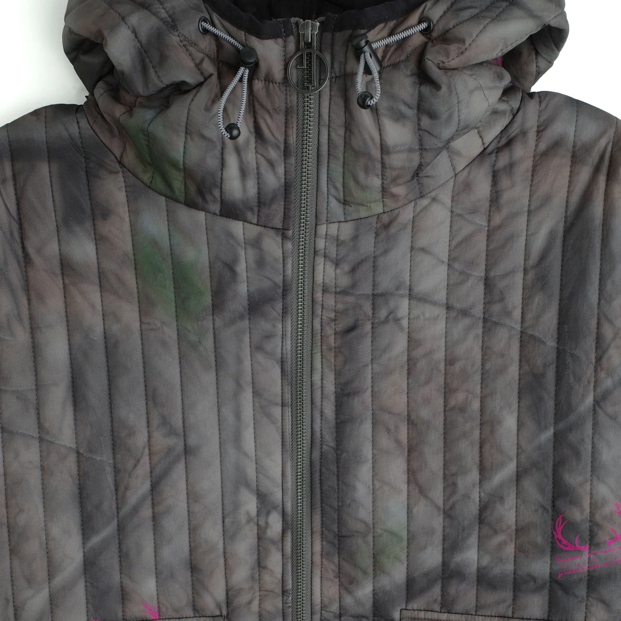 Jungles Mens Fake Tree Quilted Pullover