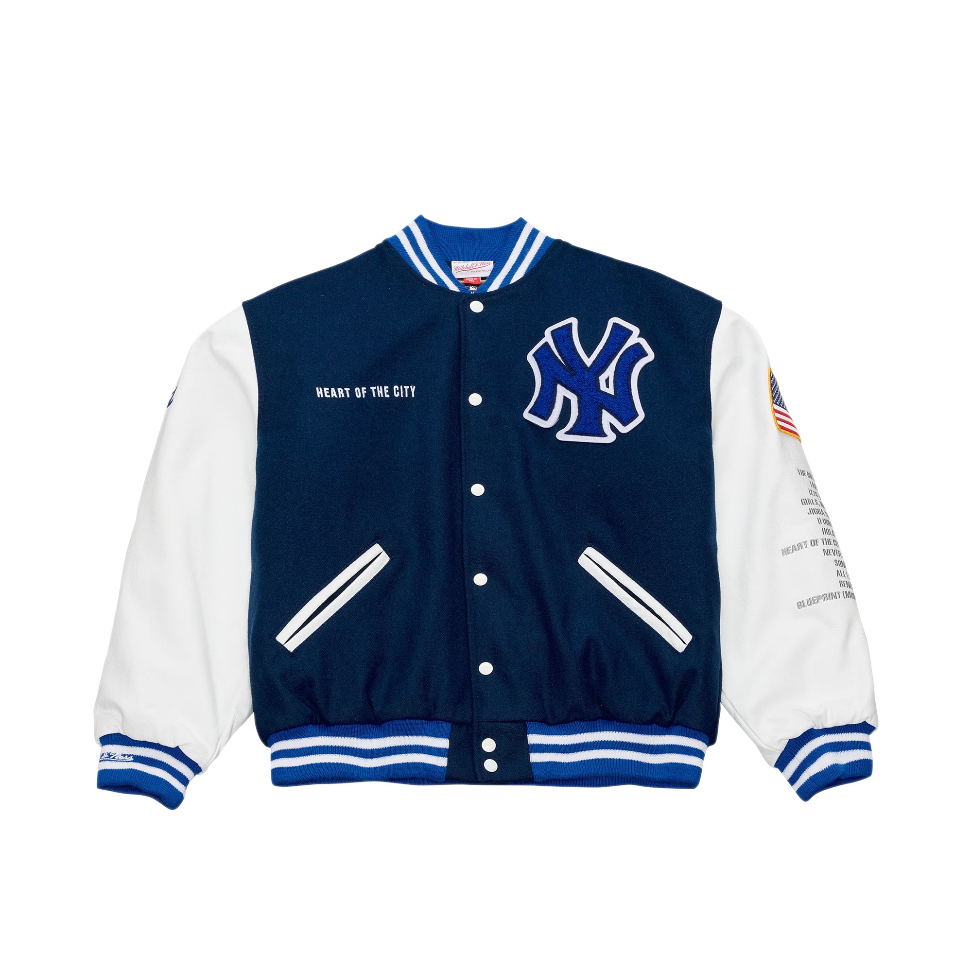 Mitchell & Ness x Jay-Z The Blueprint x New York Yankees Varsity Jacket card image