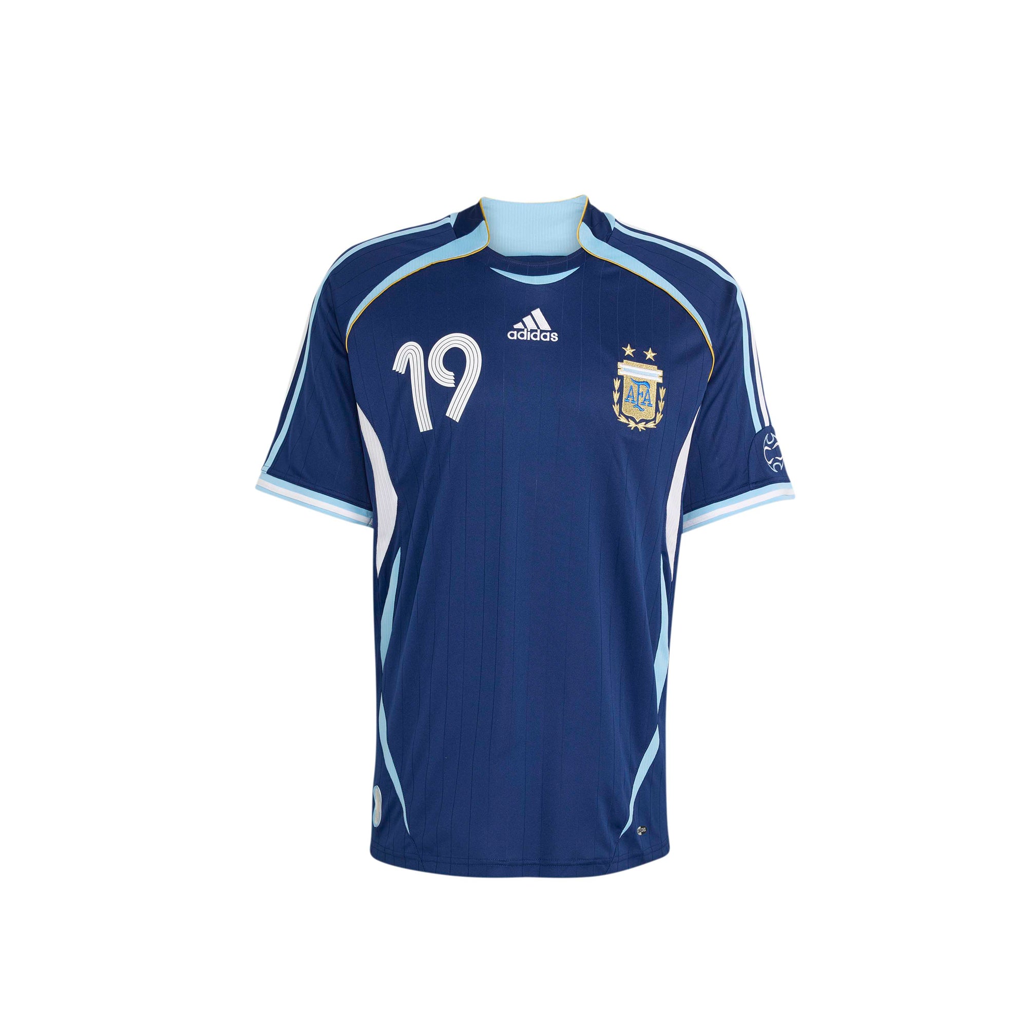 Adidas Mens Argentina Home 2006 Messi Jersey – Extra Butter