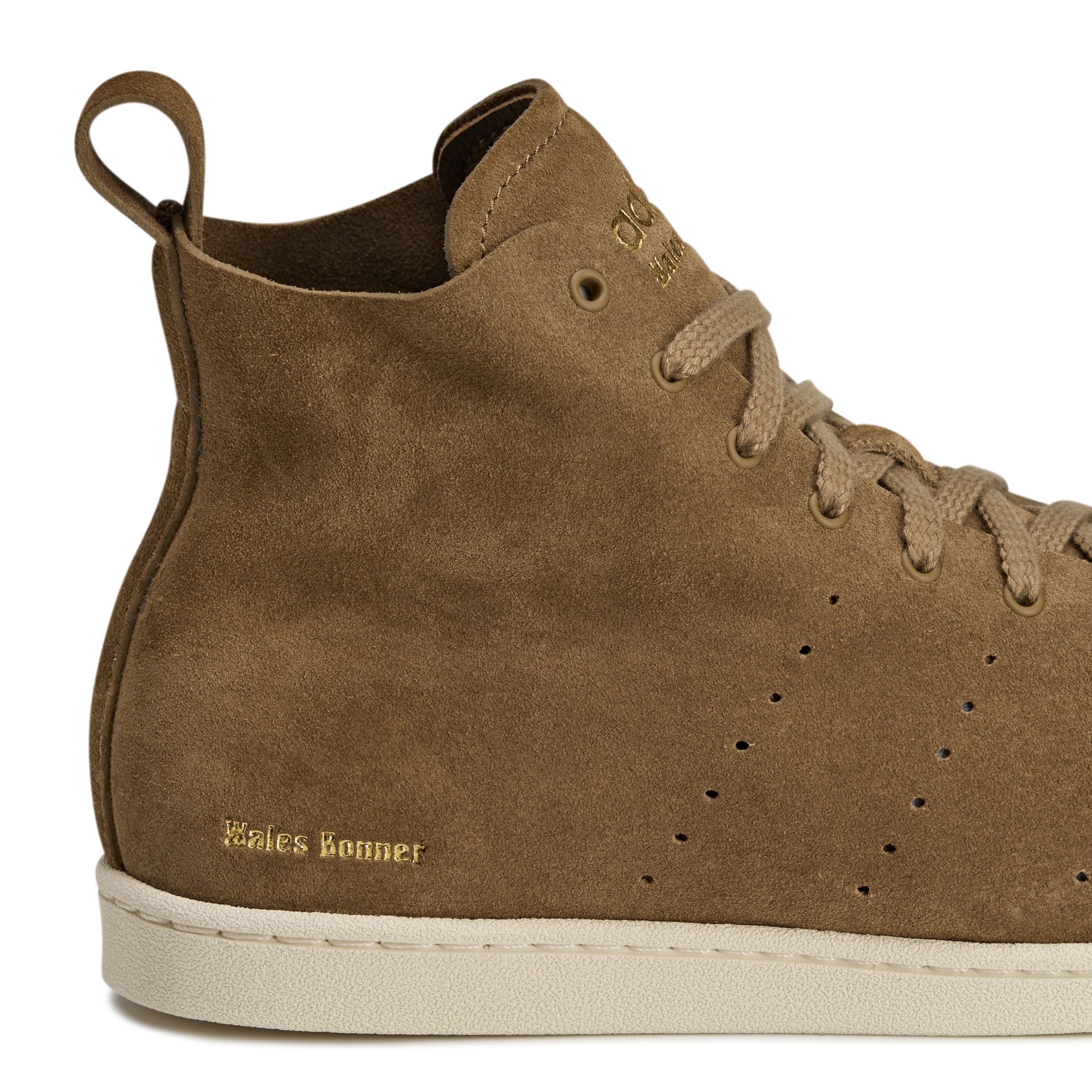 Wales Bonner x adidas Superstar Hi (Brown/White), 7 Wales Bonner x adidas Superstar Hi (Brown/White), 7