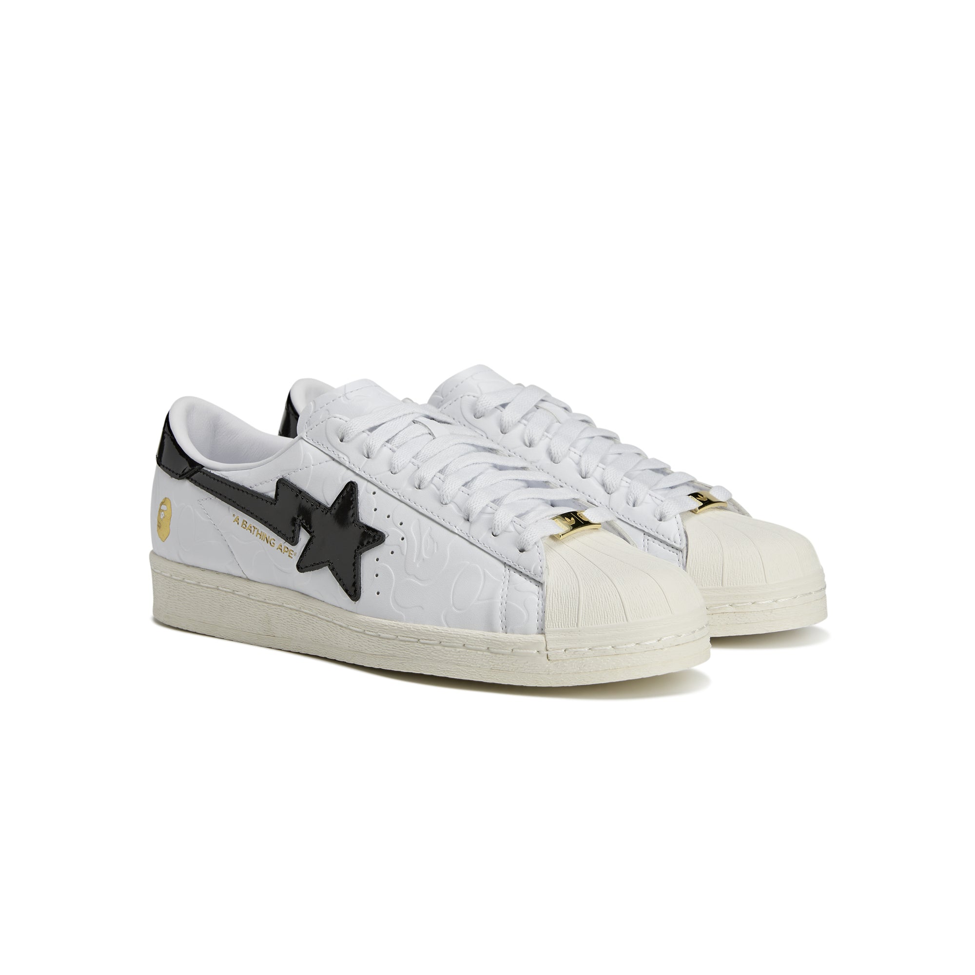 Adidas x Bape Mens Superstar Shoes – Extra Butter