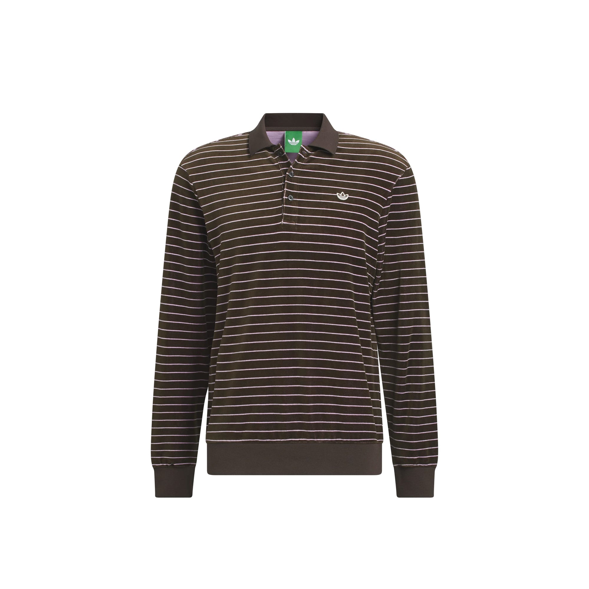 トップス 22AW Paneled Velour Long Sleeve Polo Velour Long Sleeve Polo - Noah