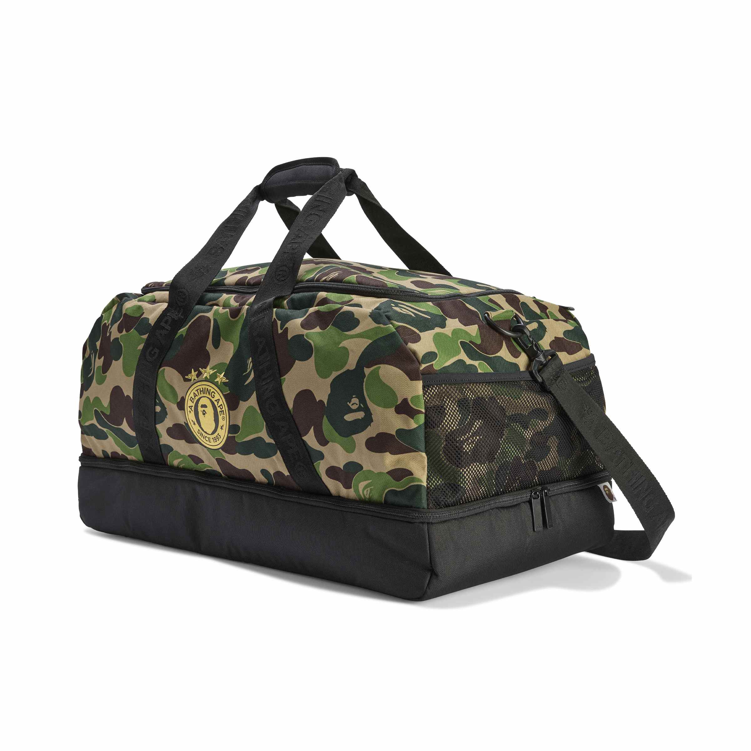 BAPE X ADIDAS DUFFLE BAG 迷彩ダッフルバッグ コラボ Adidas x Bape Duffle Bag – Extra Butter