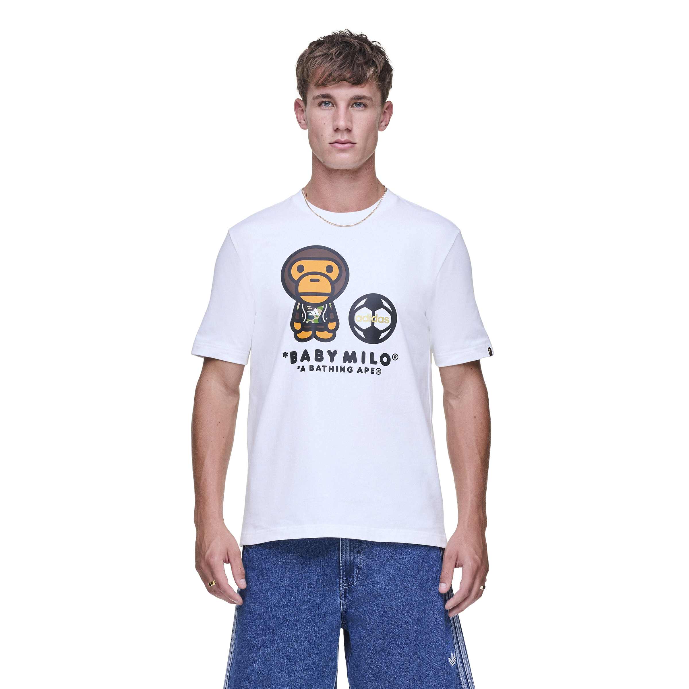 Adidas x Bape Mens SSL Milo Tee