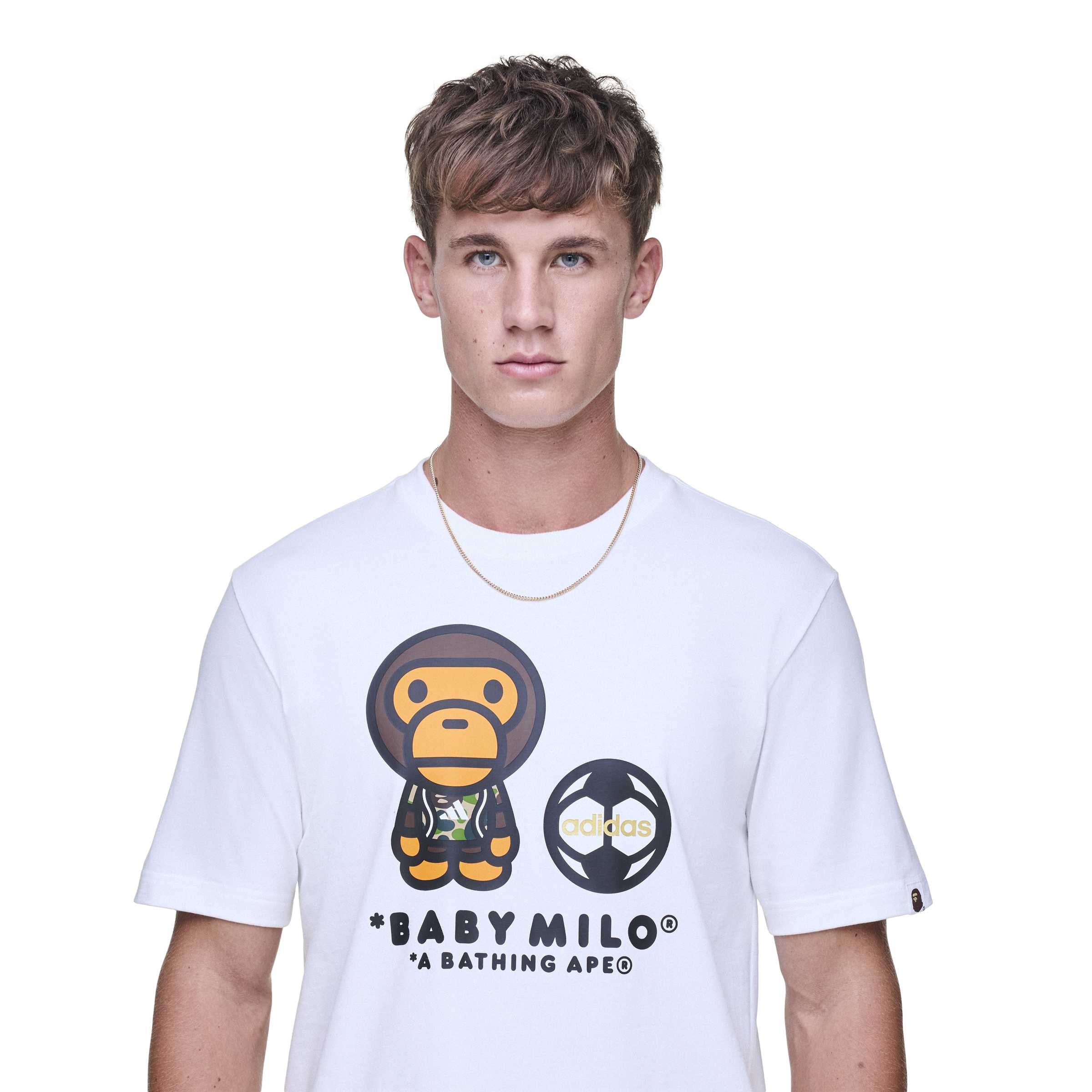 Adidas x Bape Mens SSL Milo Tee