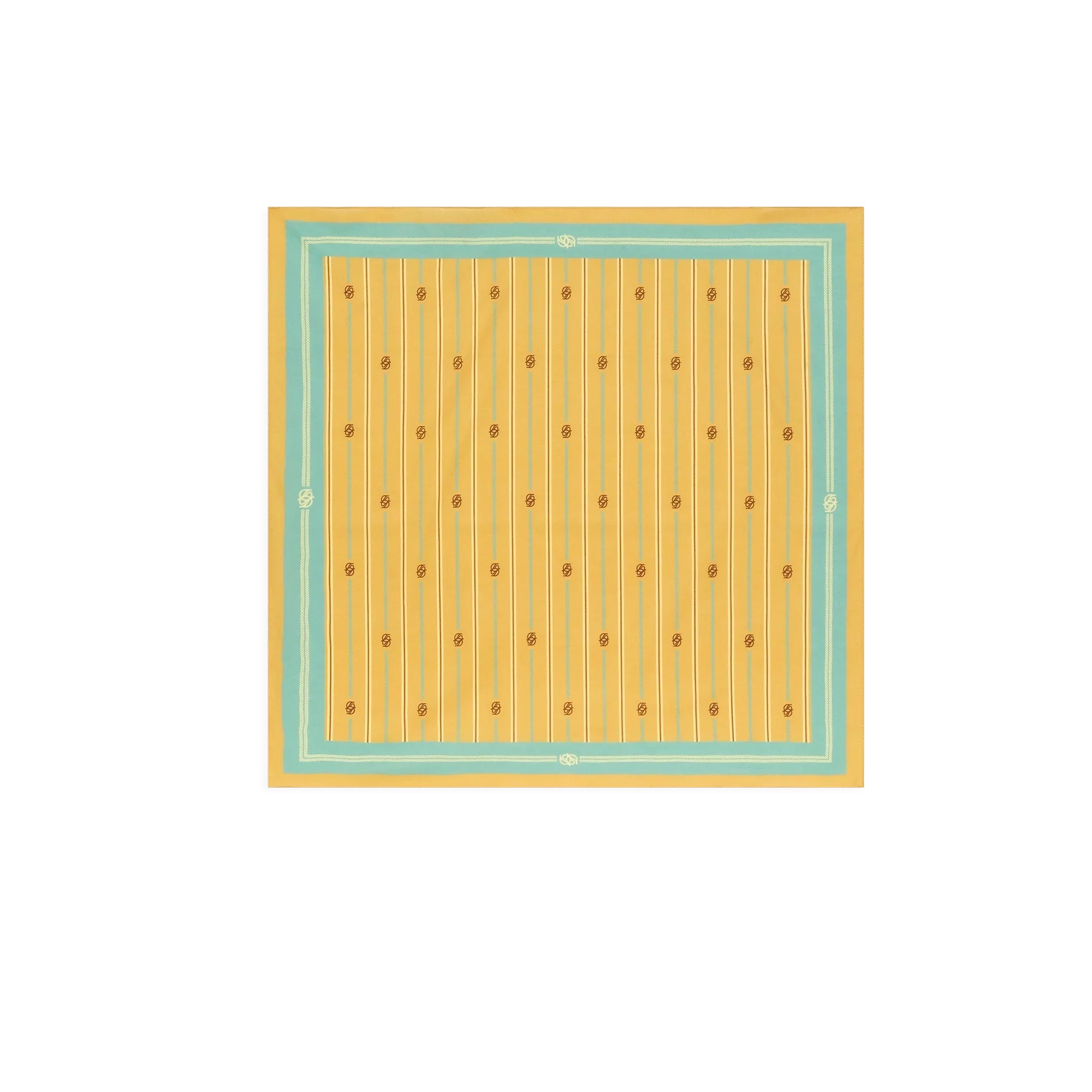 Drôle de Monsieur Foulard Rayure Monogramme Bandana