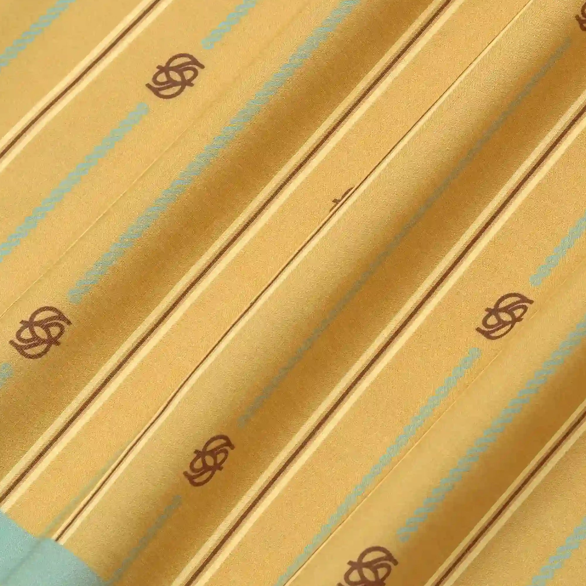 Drôle de Monsieur Foulard Rayure Monogramme Bandana