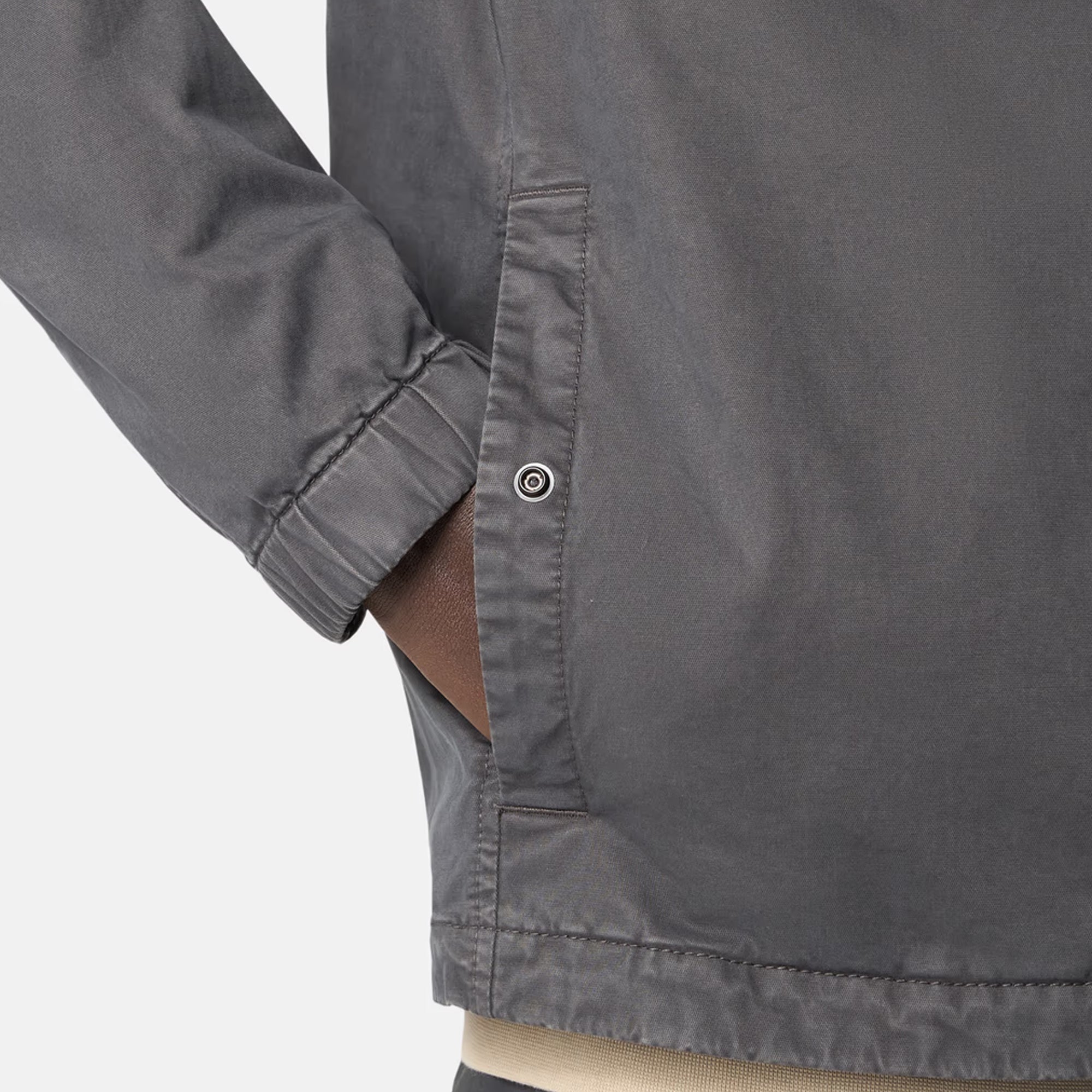 Stone Island Mens Organic Stretch Twill Overshirt