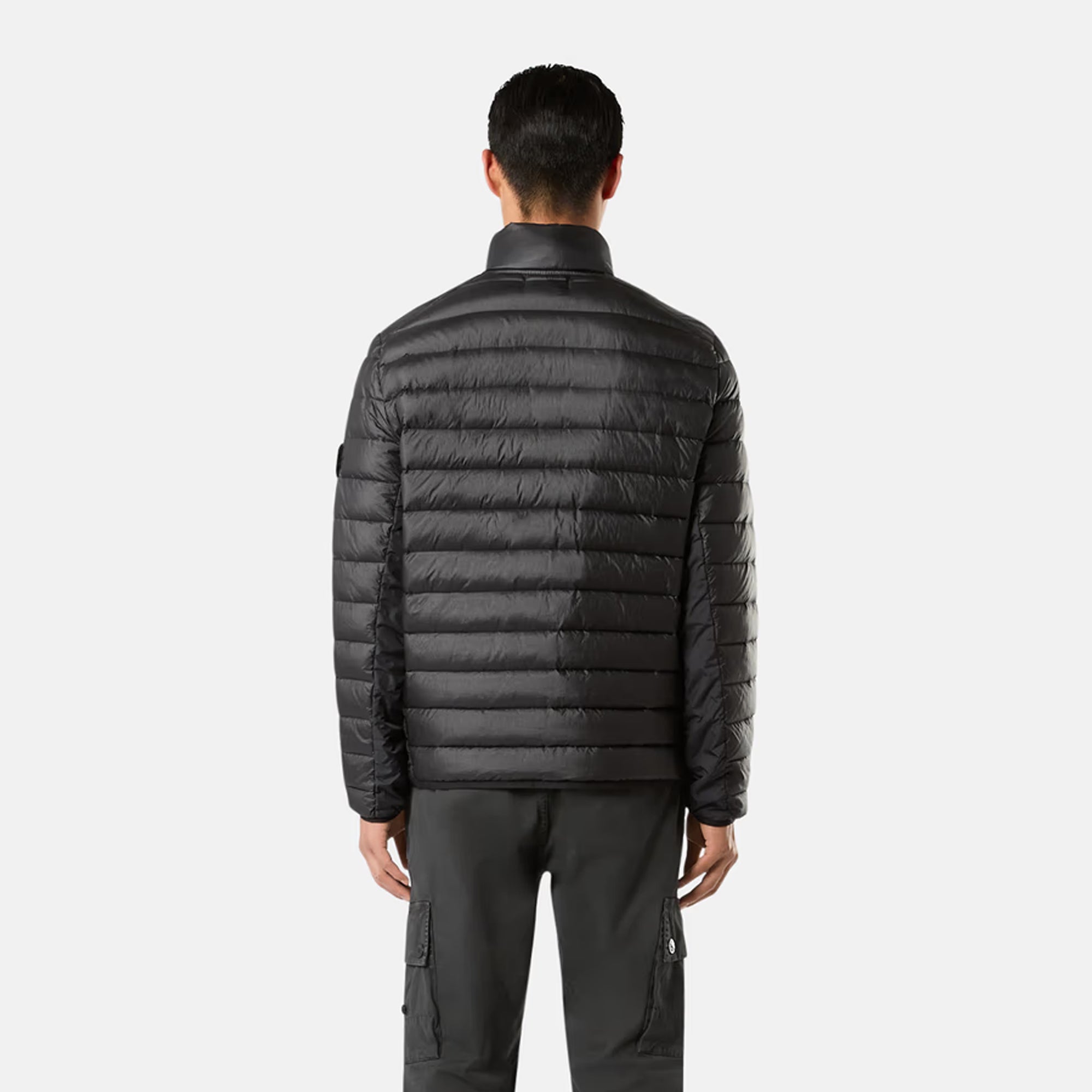 Stone Island Mens Loom Woven Chambers Nylon Down TC Jacket