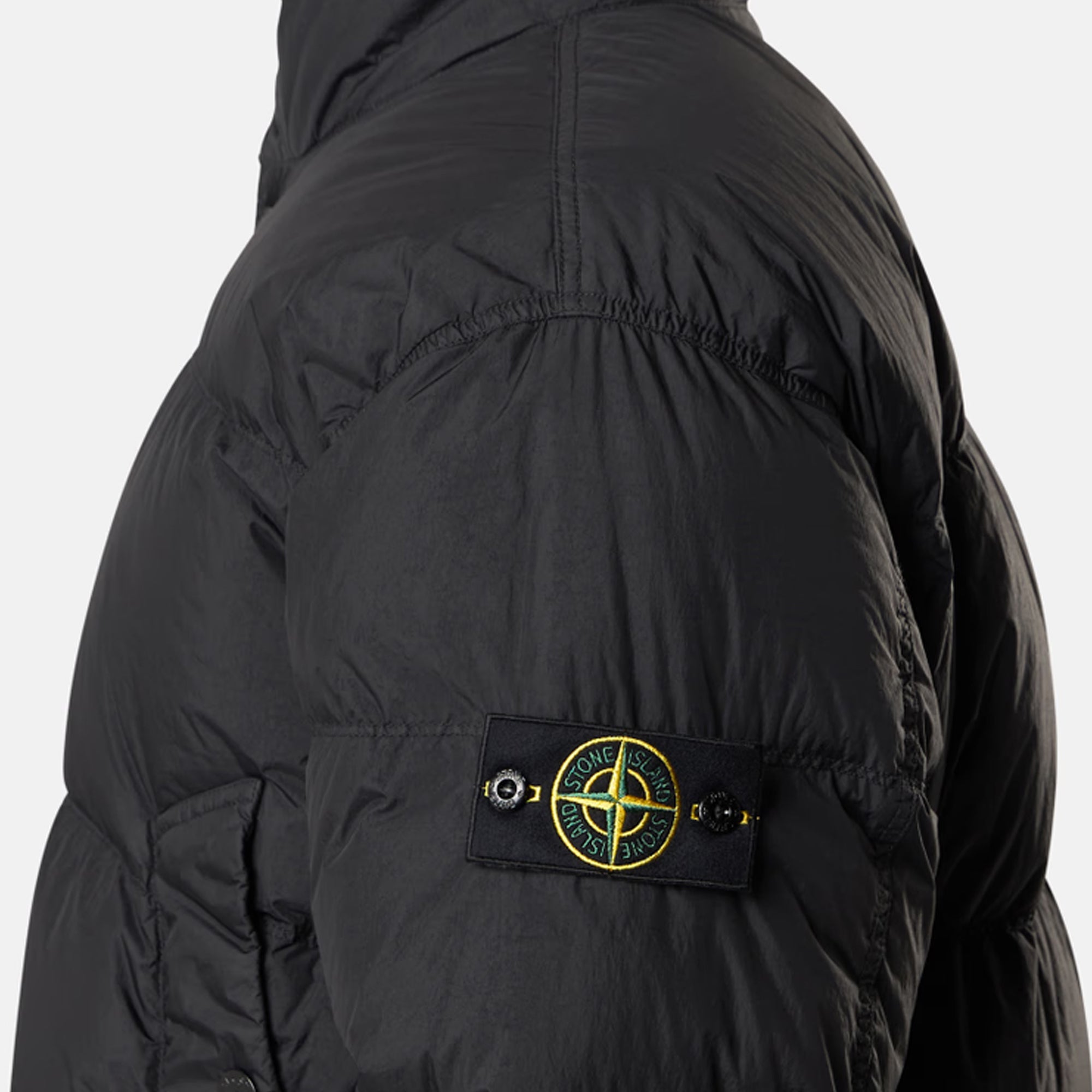 Stone Island Mens Crinkle Reps NY Nylon Down Jacket