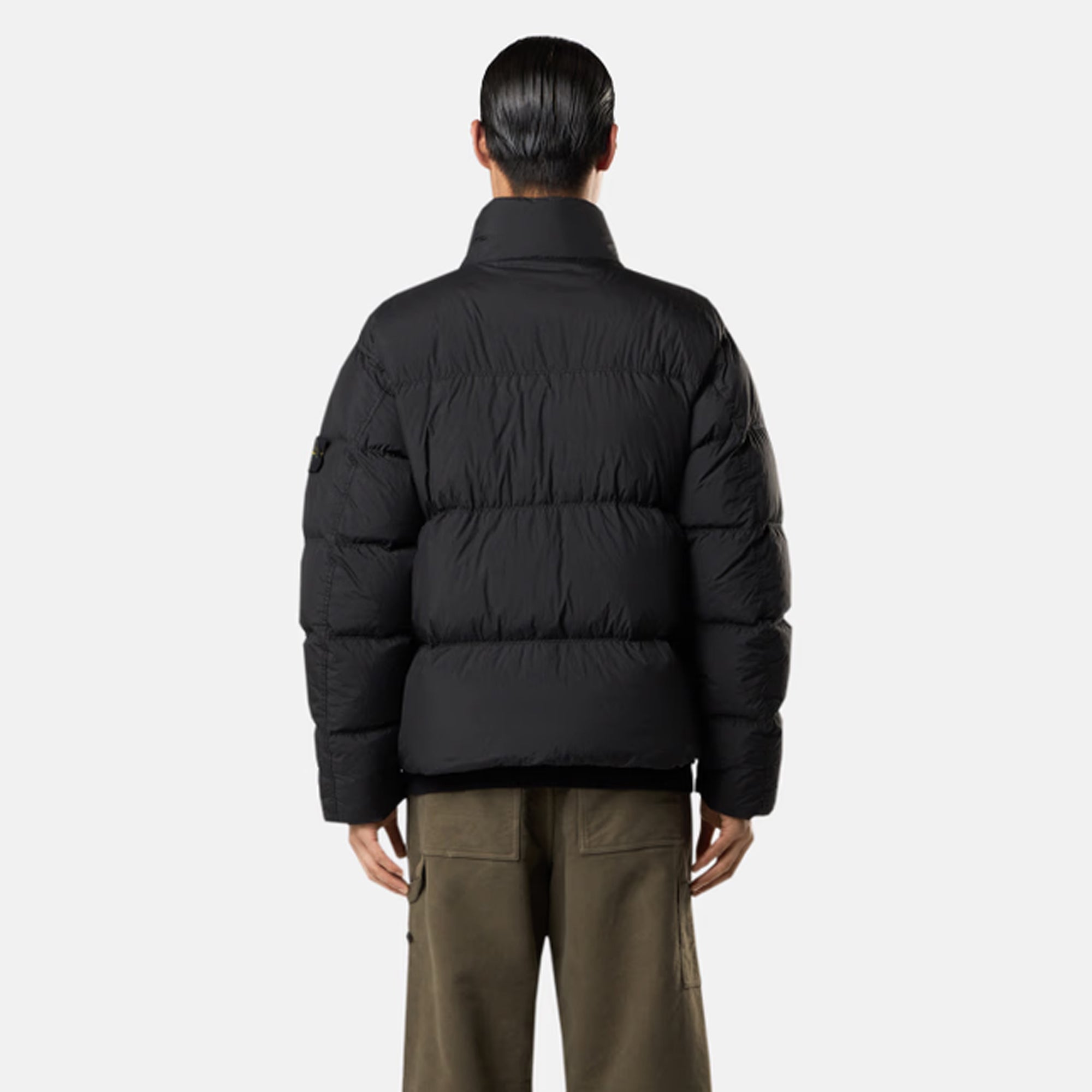 Stone Island Mens Crinkle Reps NY Nylon Down Jacket