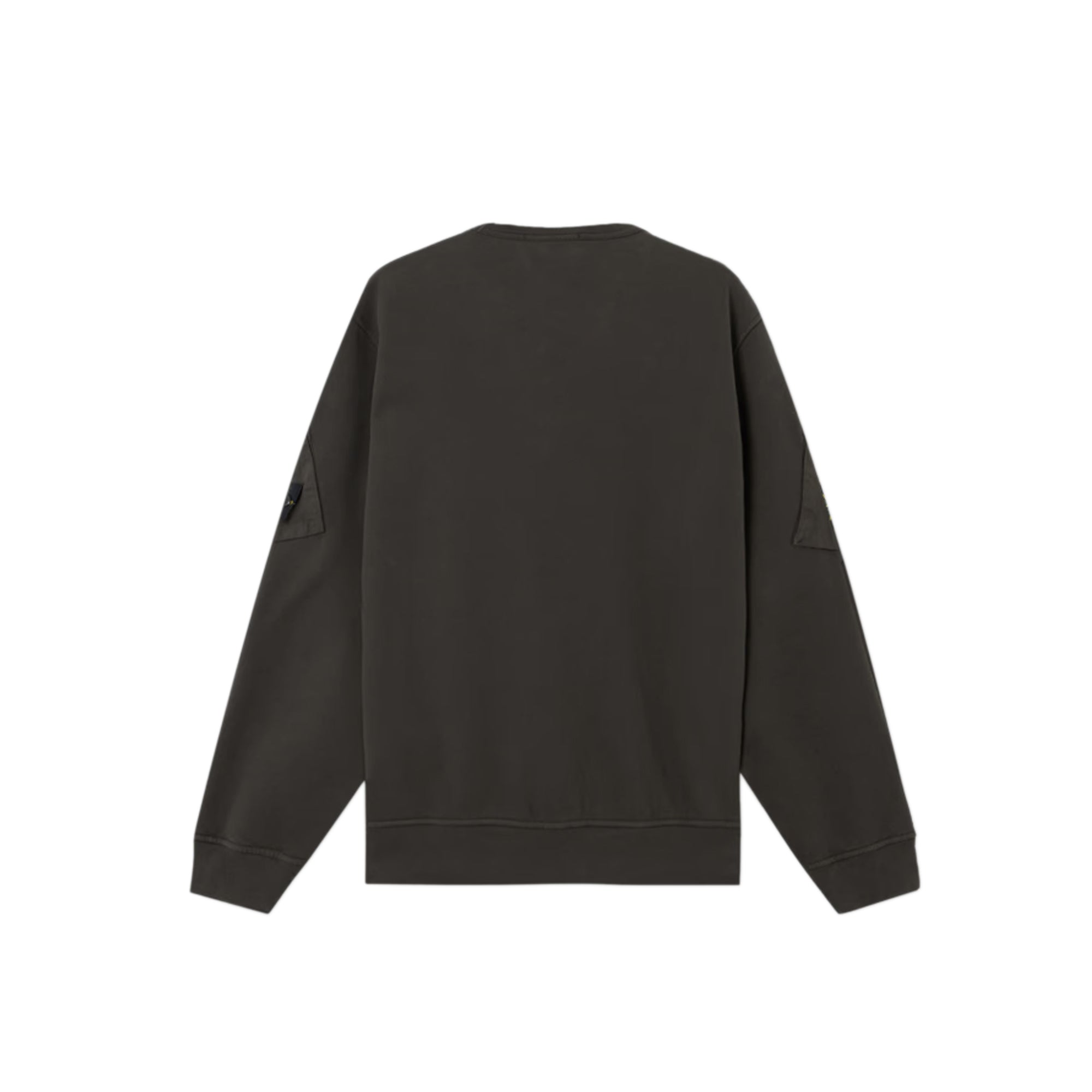 Stone Island Mens Brushed Organic Cotton Fleece Sweatshirt