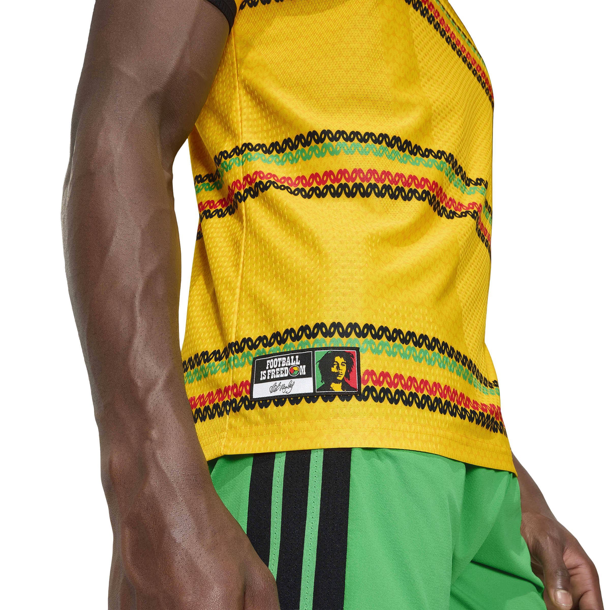 Adidas Mens Jamaica 26 x Bob Marley Home Authentic Jersey
