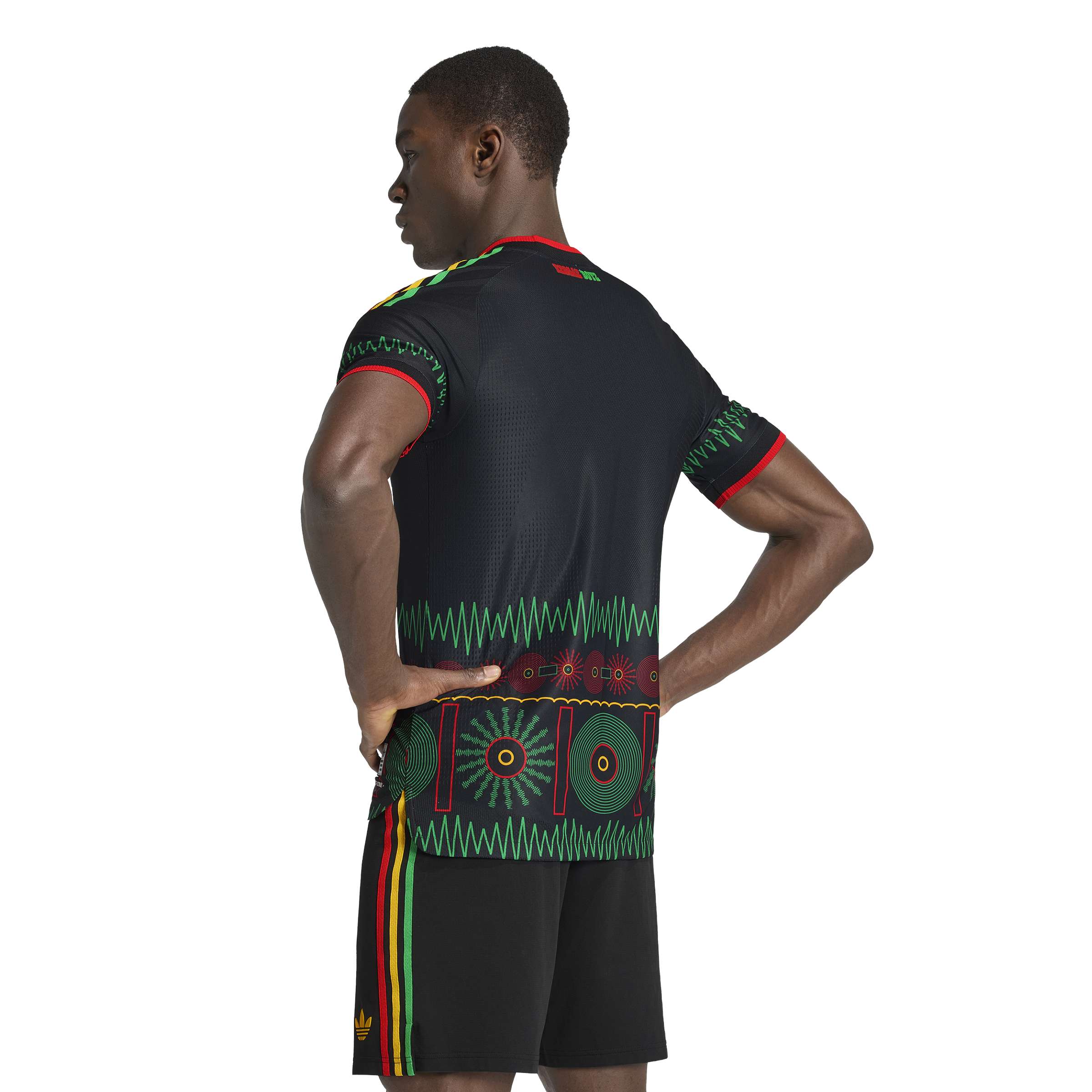 Adidas Mens Jamaica 26 x Bob Marley Away Authentic Jersey