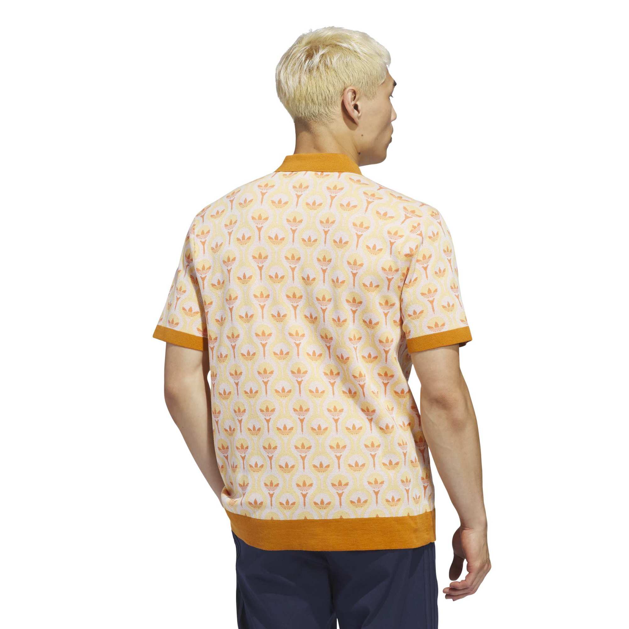 Adidas Golf Mens Originals Knit Polo Shirt