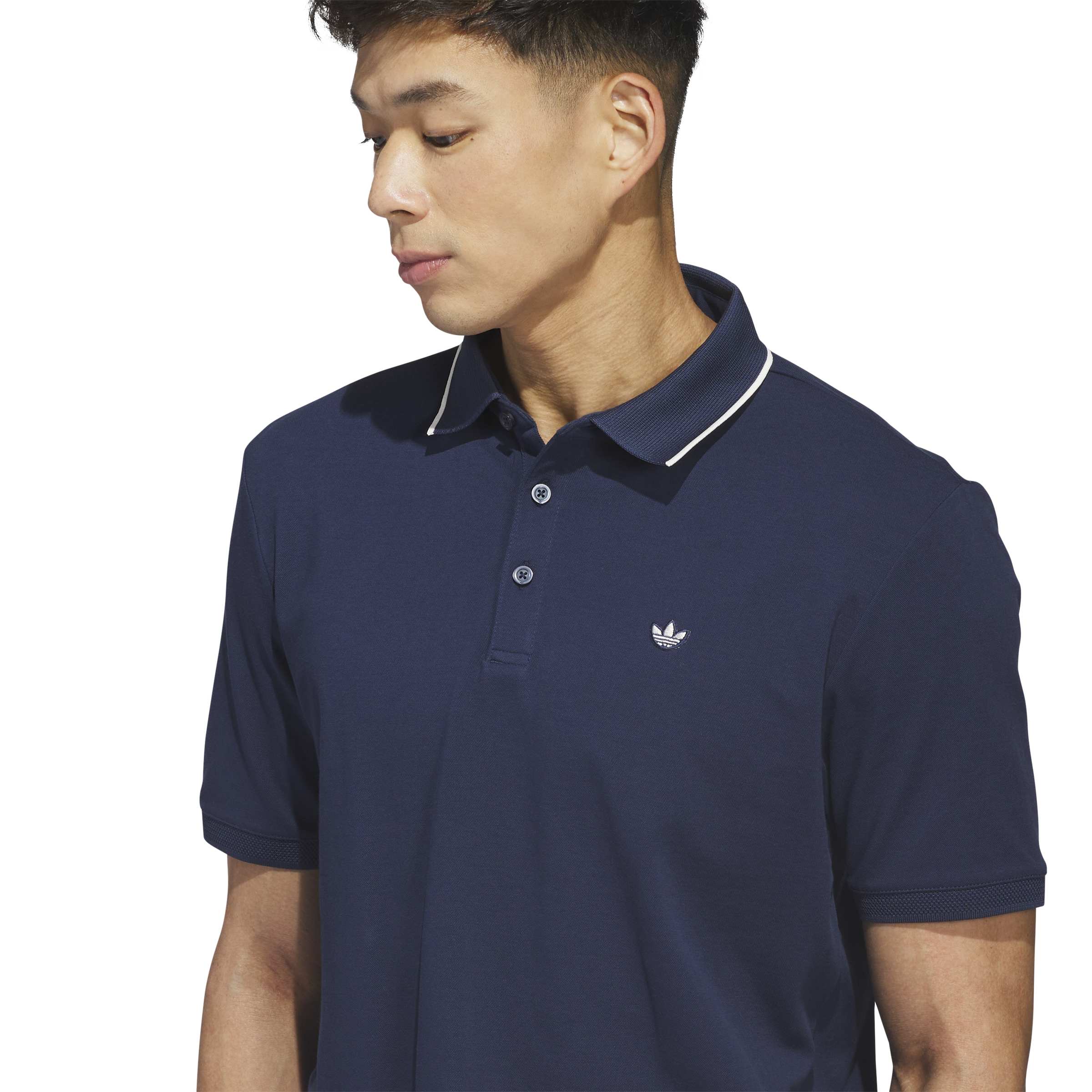 Adidas Golf Mens Originals Twistkit Trefoil Polo Shirt