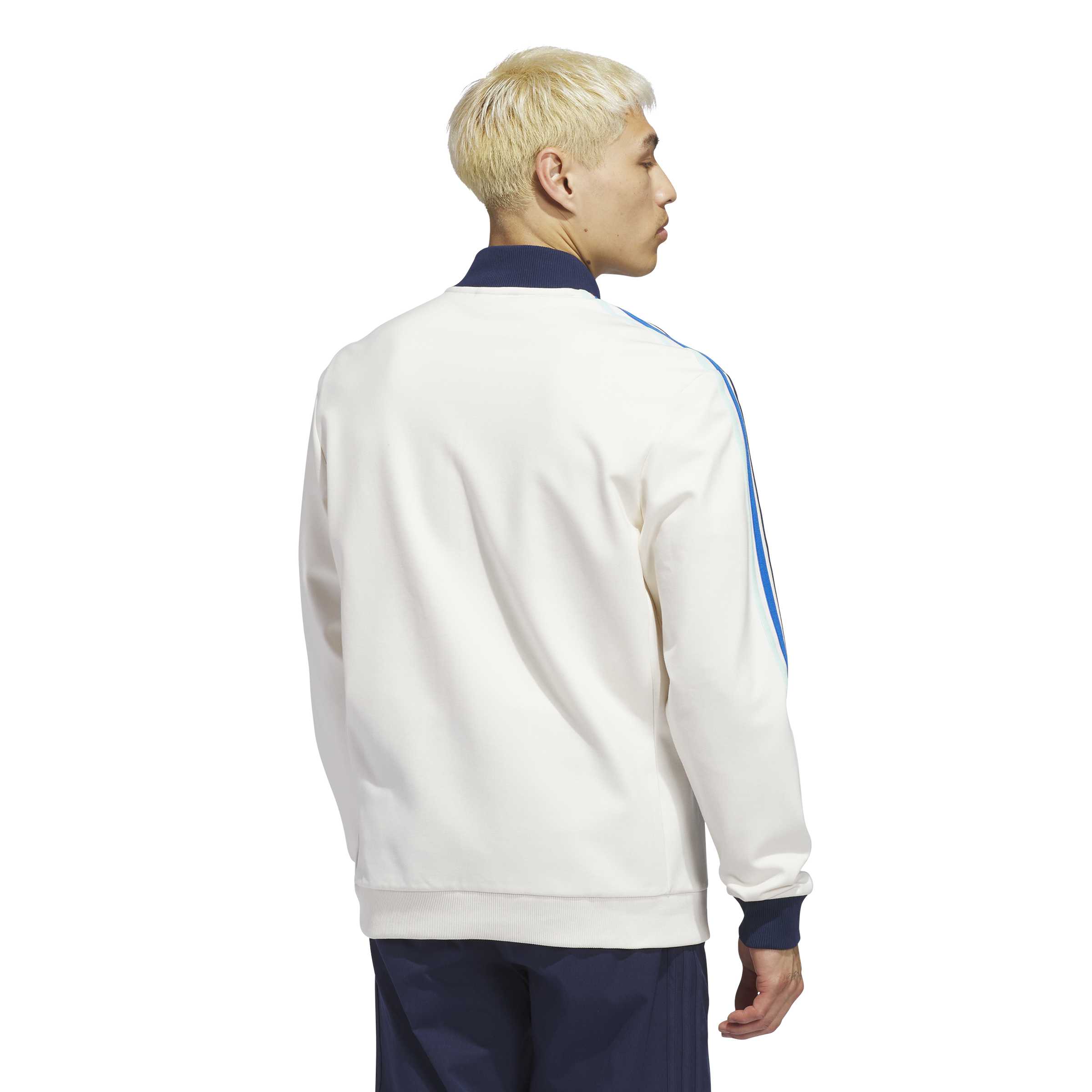 Adidas Golf Mens Originals 3-Stripes 1/4 Zip Sweatshirt