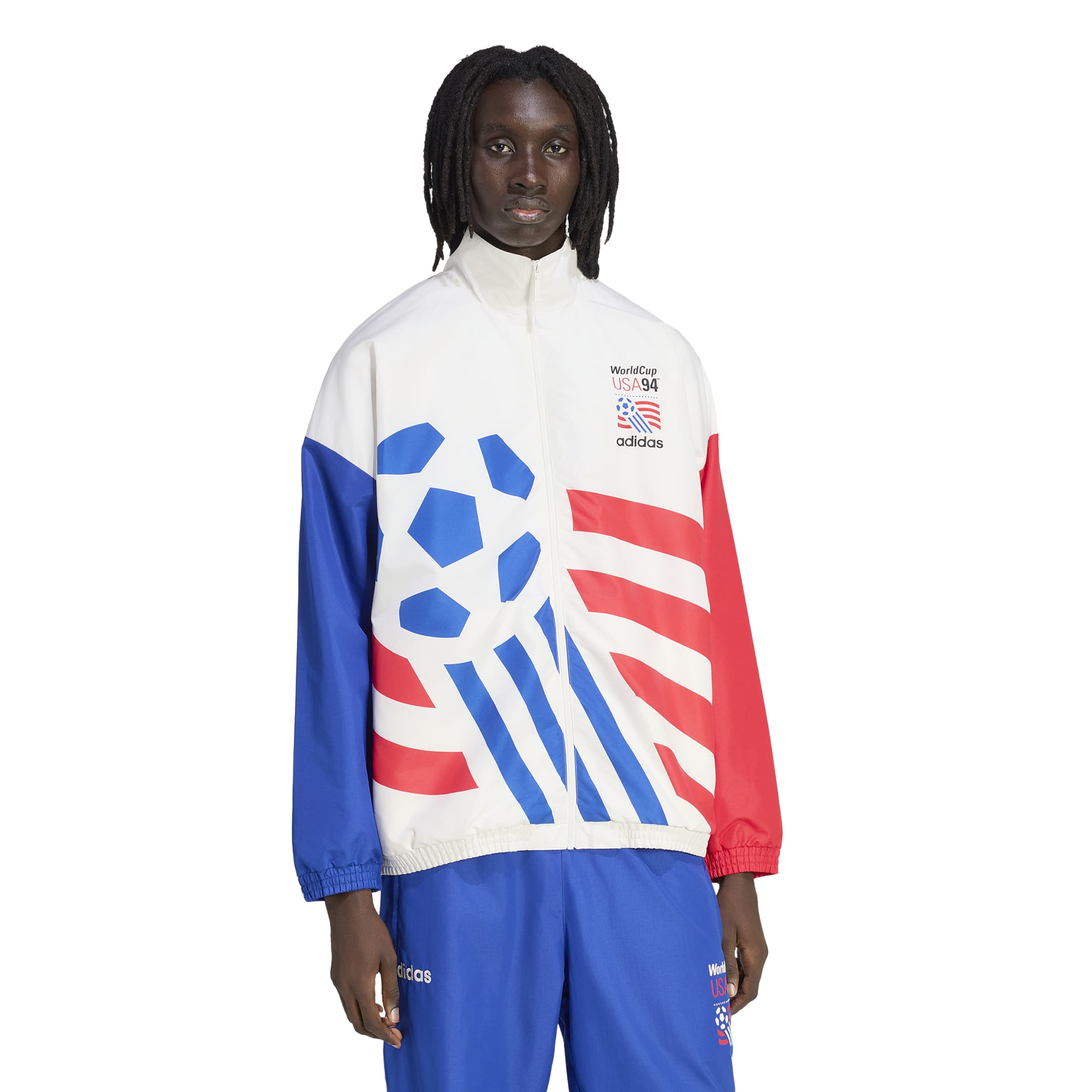 Adidas Mens USA 94 Graphic Woven Track Top
