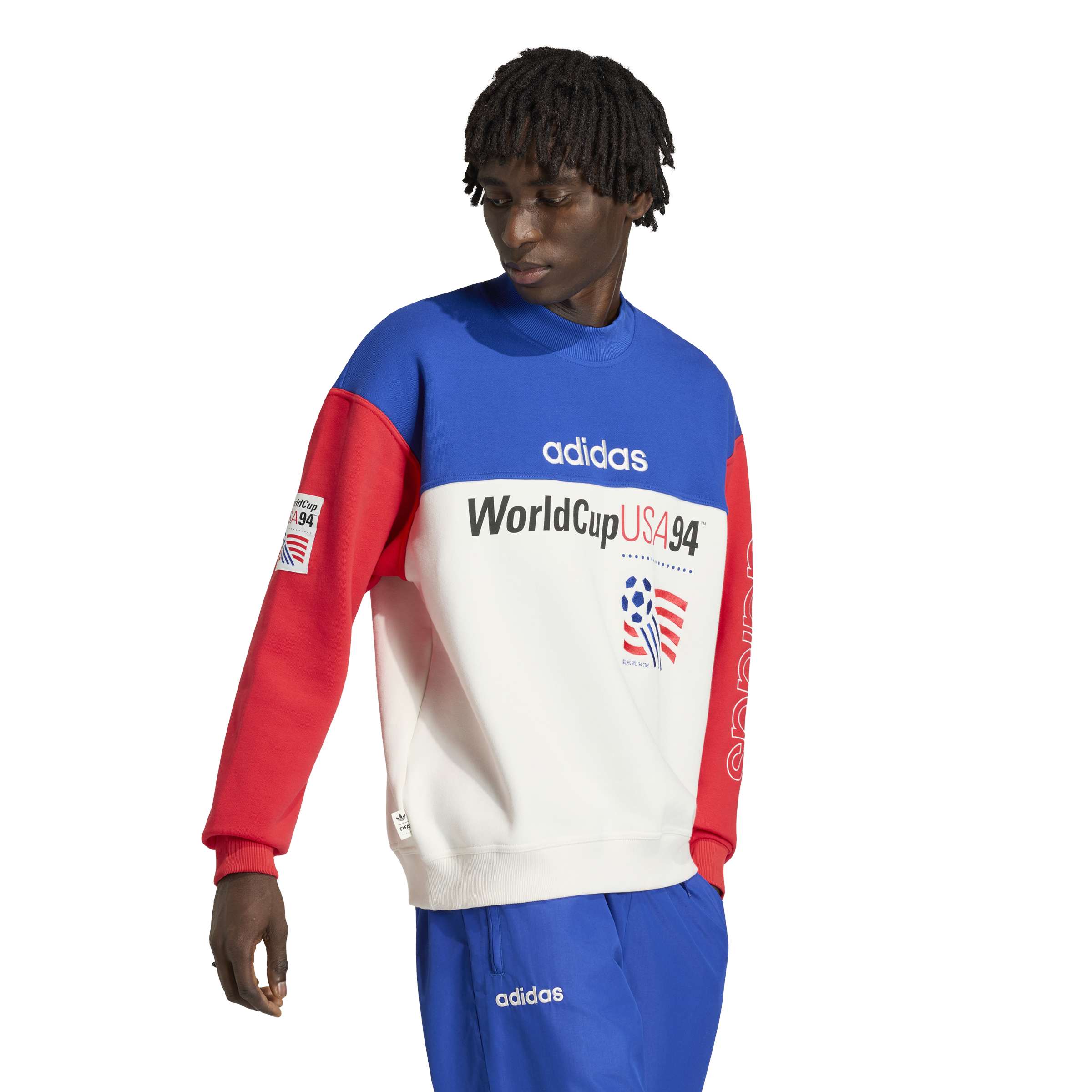 Adidas Mens USA 94 Graphic Sweatshirt