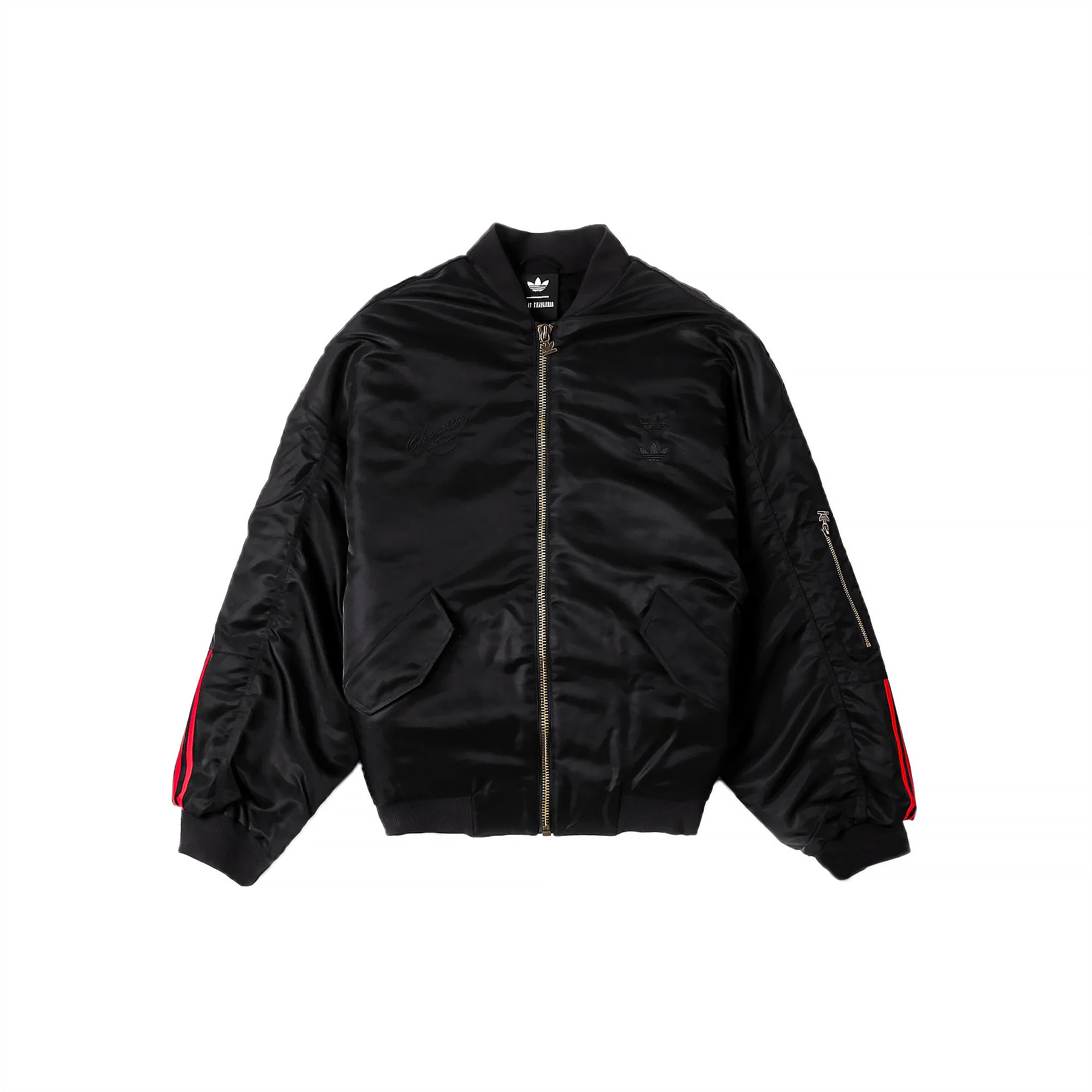 Adidas x Willy Chavarria Mens Satin Bomber Jacket – Extra Butter