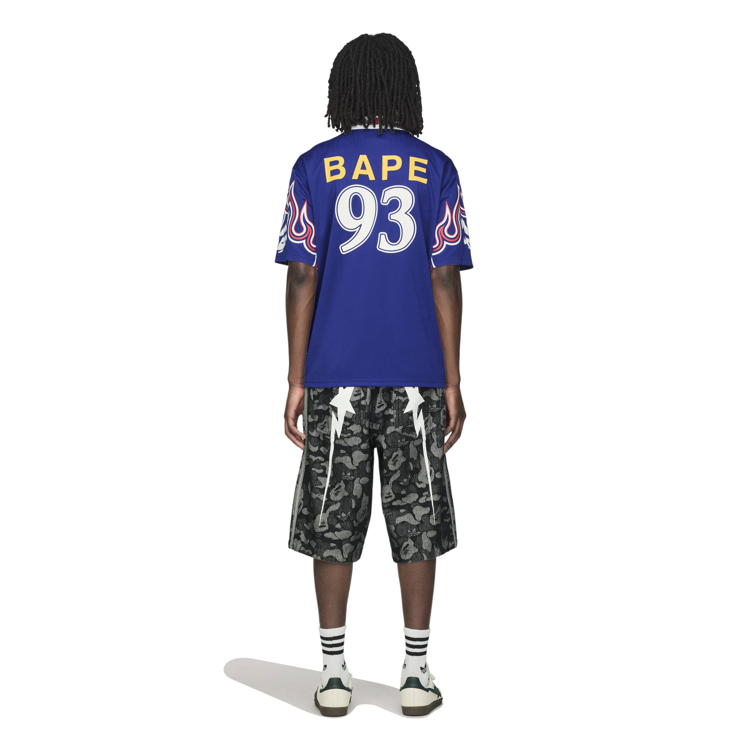 Adidas x Bape Mens SSL Flame Jersey
