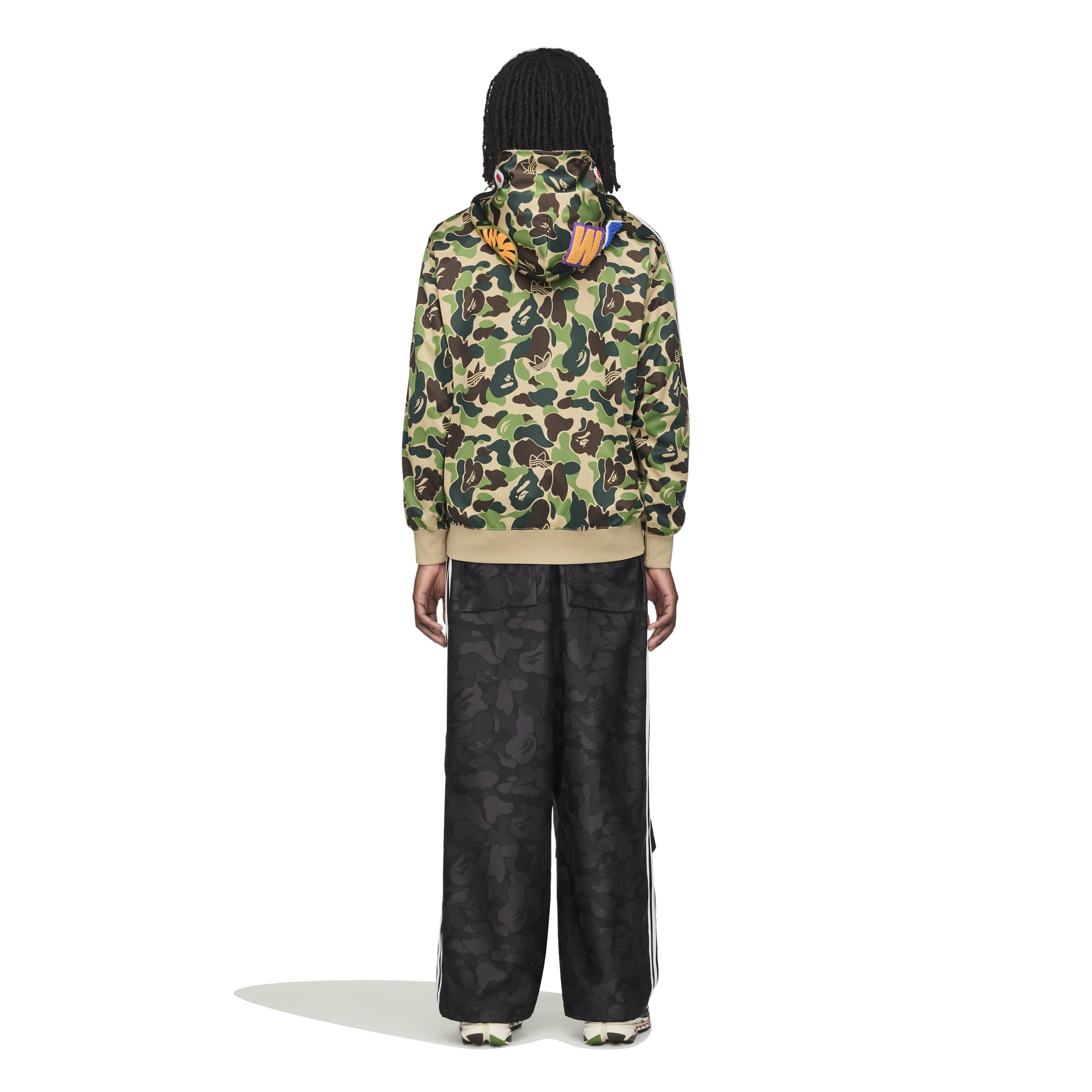 Adidas x Bape Mens Shark Track Hoodie Jacket