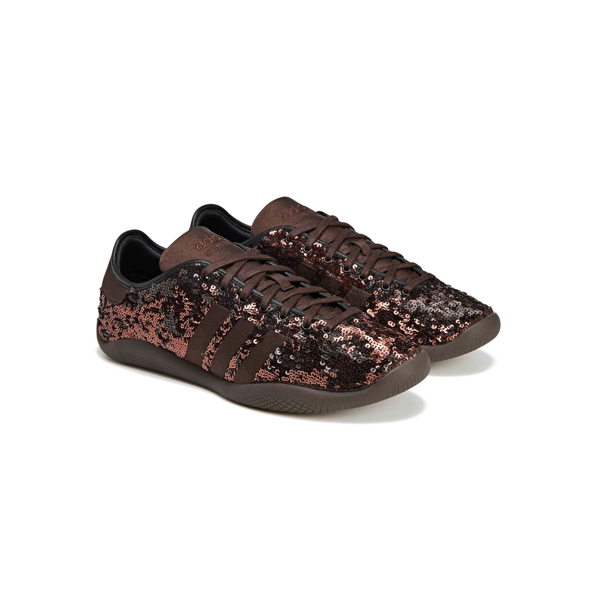 adidas gazelle silver green womens adidas x Wales Bonner Mens Karintha Sequin Shoes 7.5