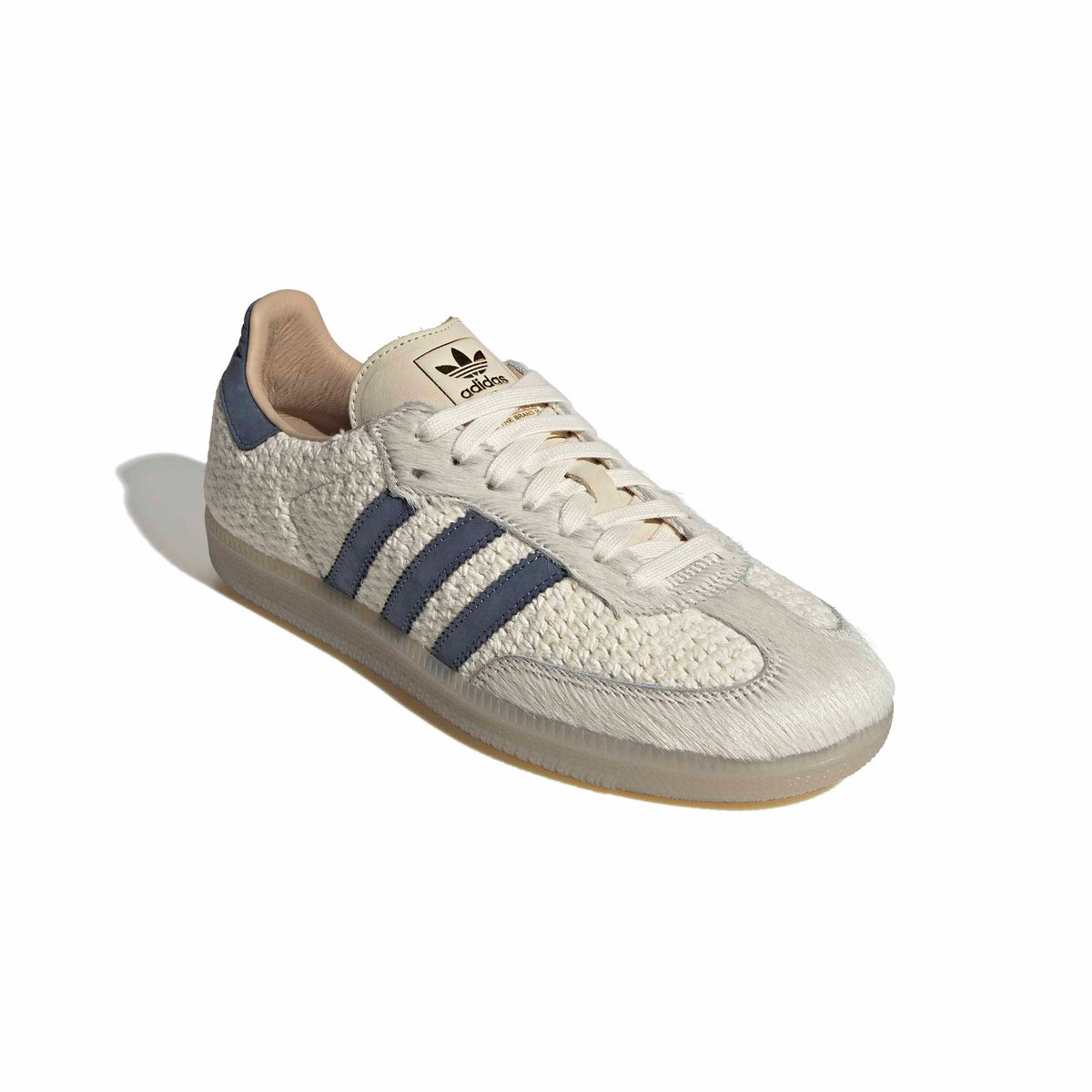 Cream White / Preloved ink/ Khaki Sneakers on a white background