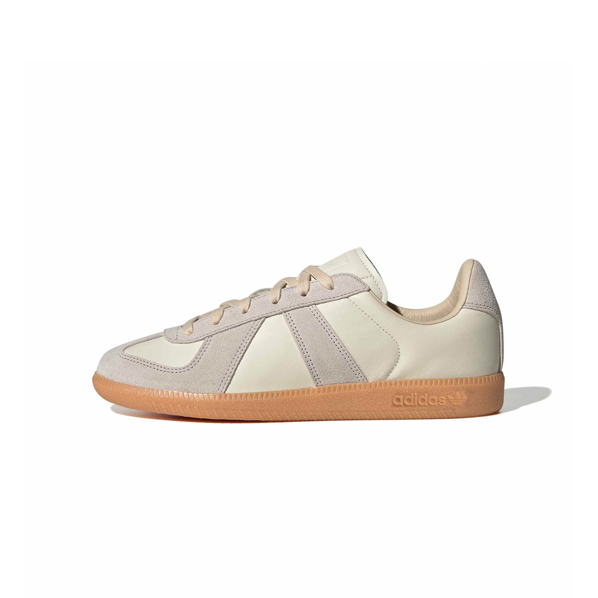 Chalk White/ Clear Granite/ Gum Sneakers on a white background
