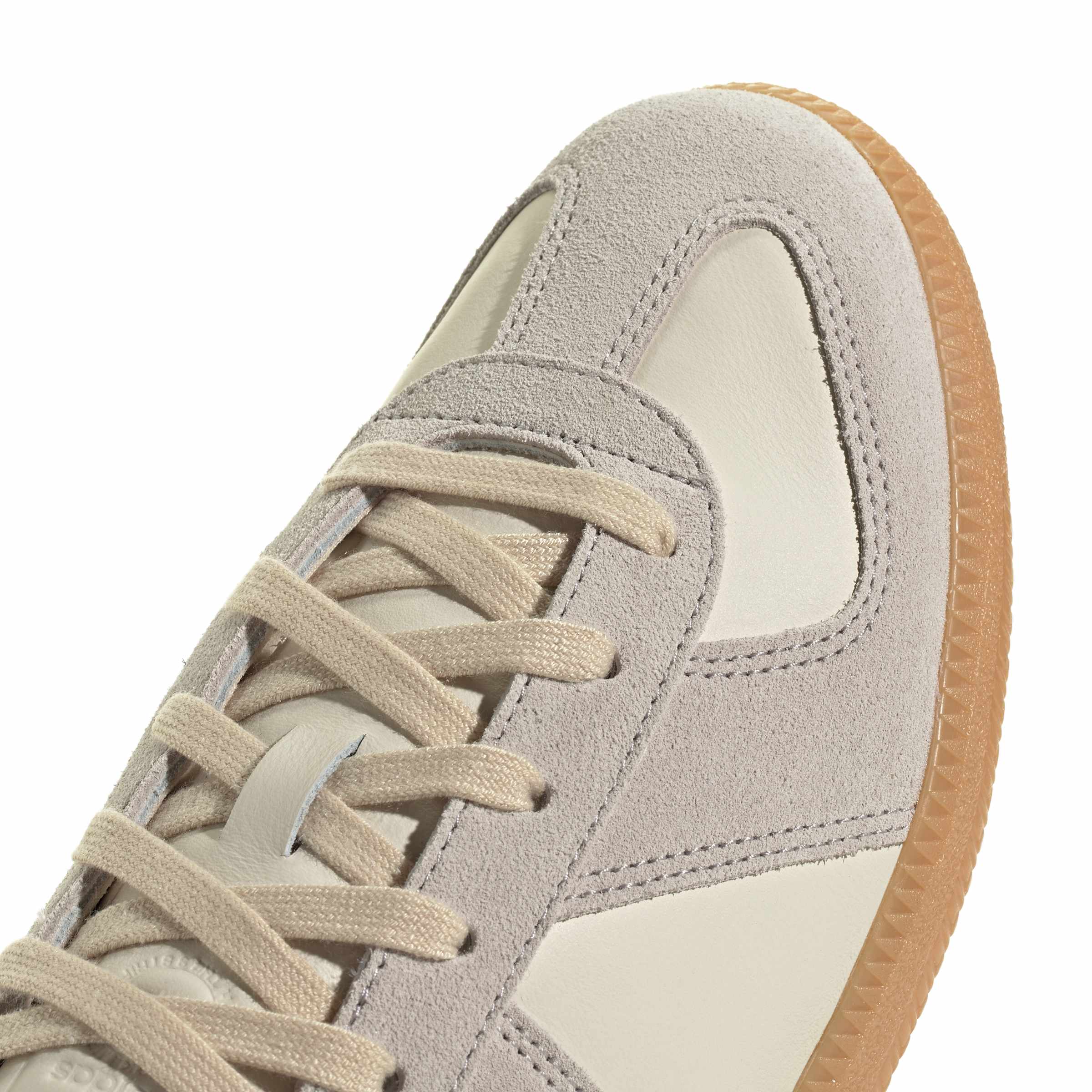 Chalk White/ Clear Granite/ Gum Sneakers on a white background