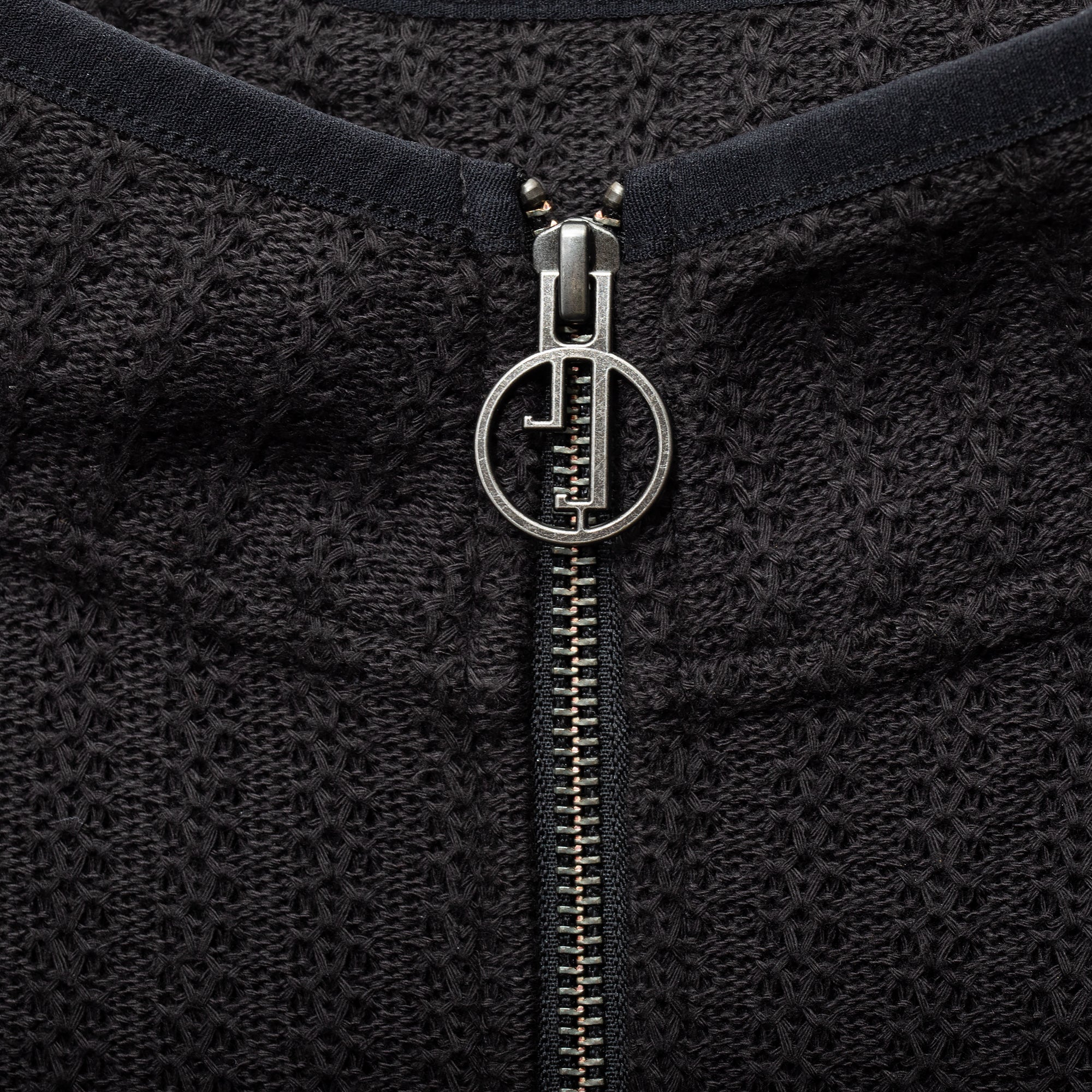 Jungles Mens Zip Up Boxy Knitwear