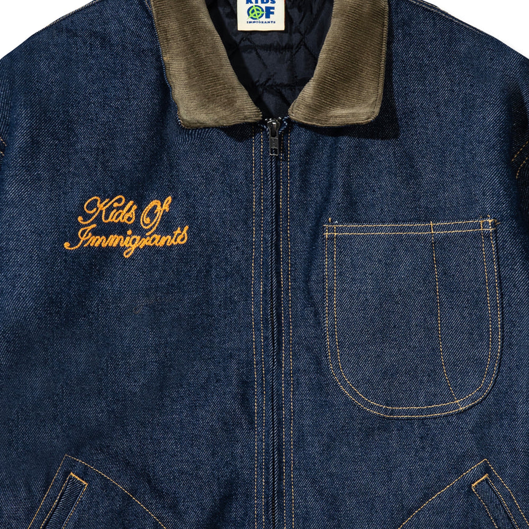 Kids of Immigrants Mens Denim Work Jacket