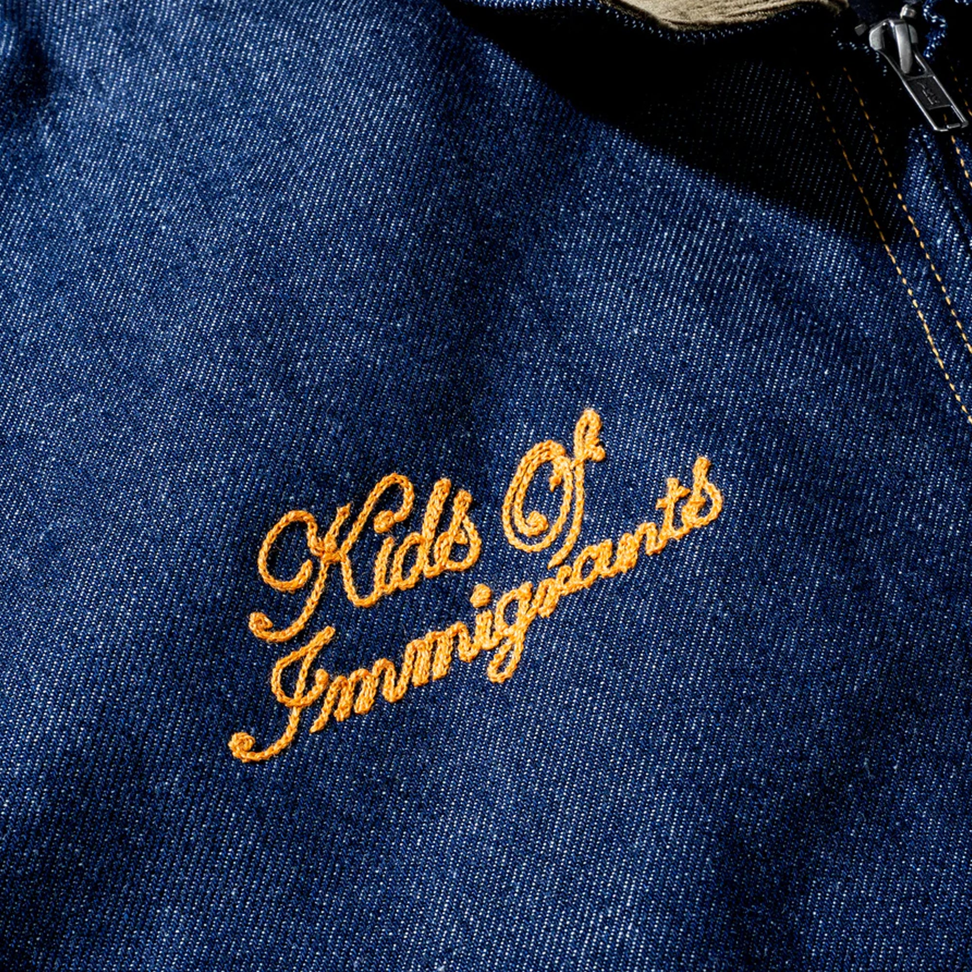 Kids of Immigrants Mens Denim Work Jacket
