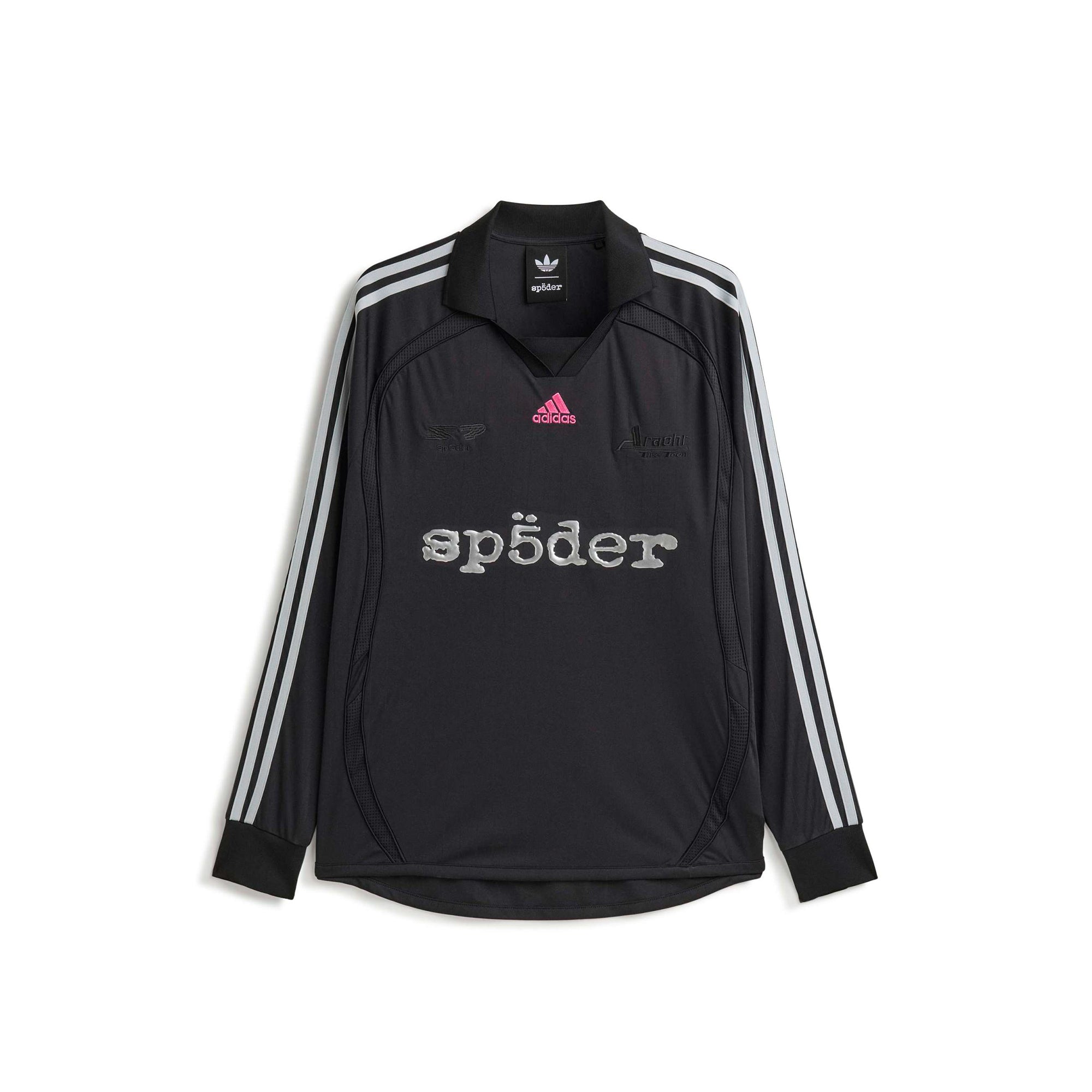 black silver pink jersey on a white background