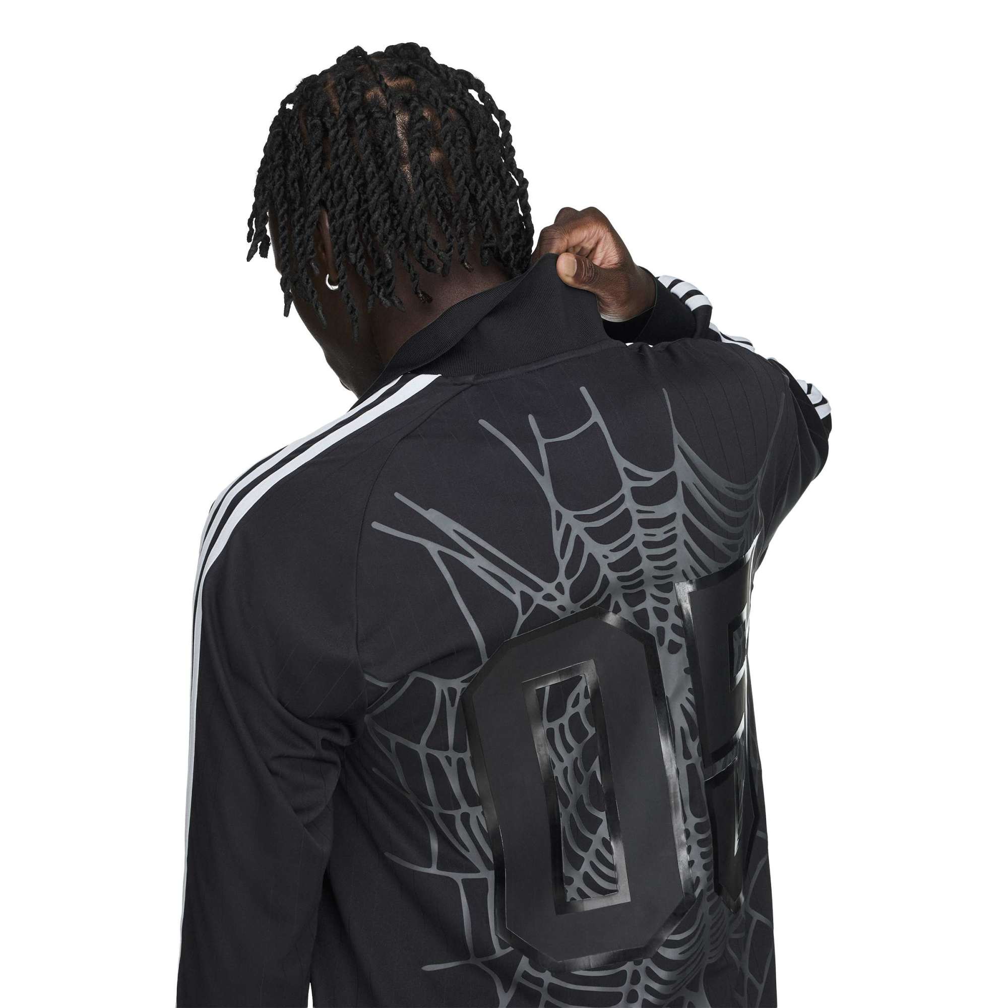 black silver pink jersey on a white background