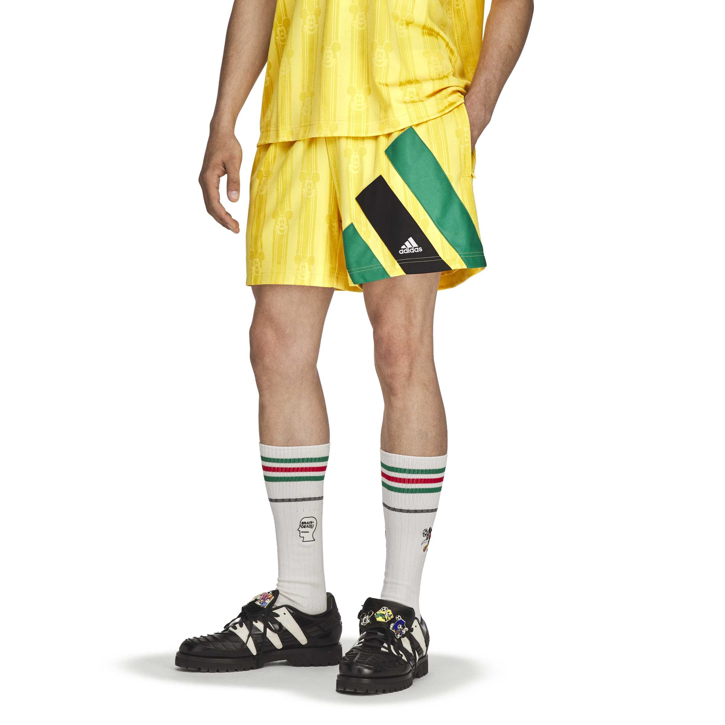 AAdidas x Brain Dead x Disney Mens FB Shorts