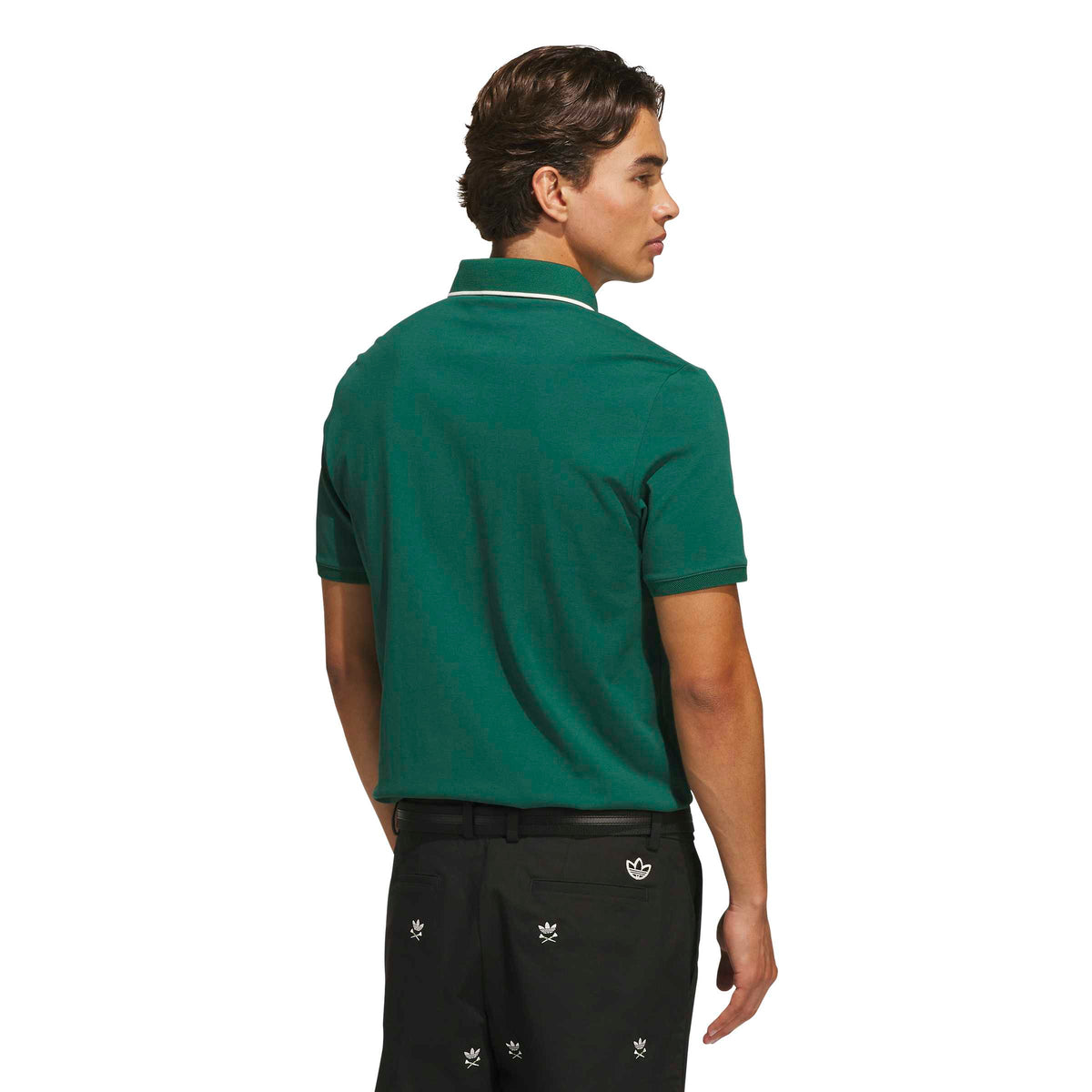 Adidas Golf Mens Originals Twistknit Trefoil Polo Shirt
