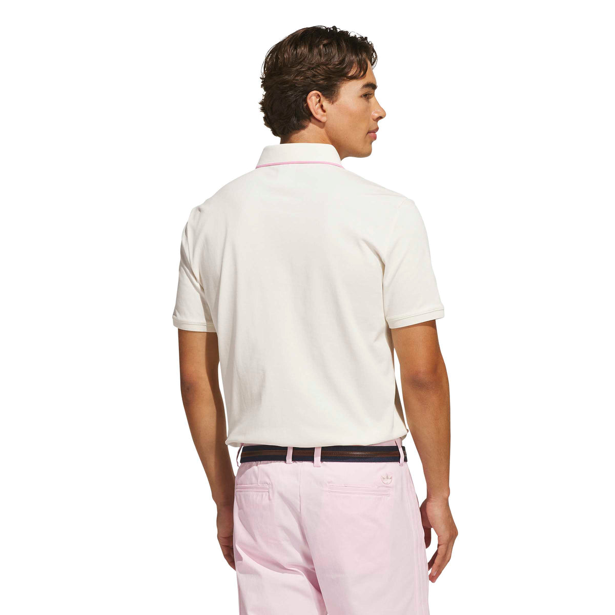 Adidas Golf Mens Originals Twistknit Trefoil Polo Shirt