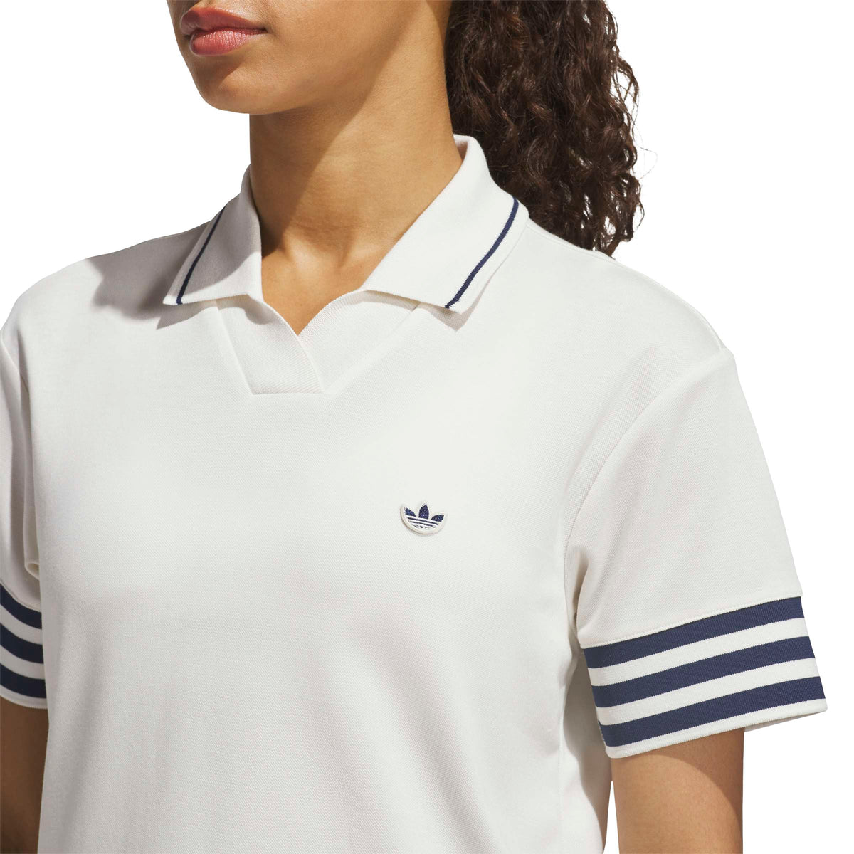 Adidas Golf Mens Originals 3-Stripe Polo Shirt