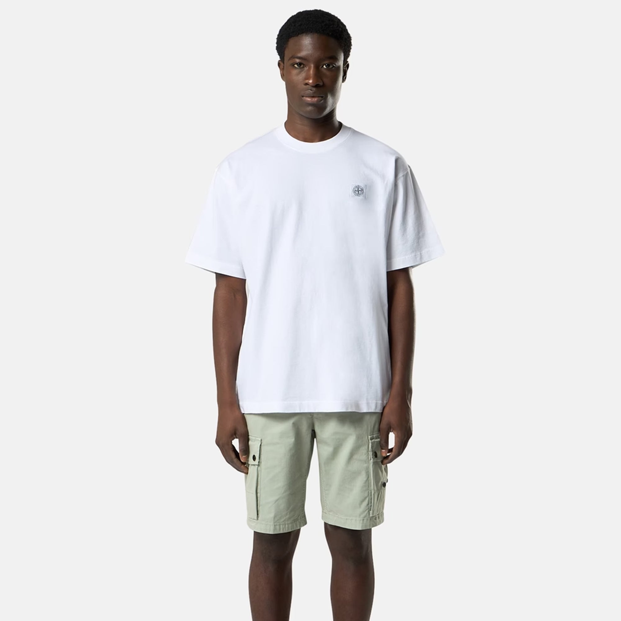 Stone Island Mens Combed Organic Cotton SS Tee – Extra Butter