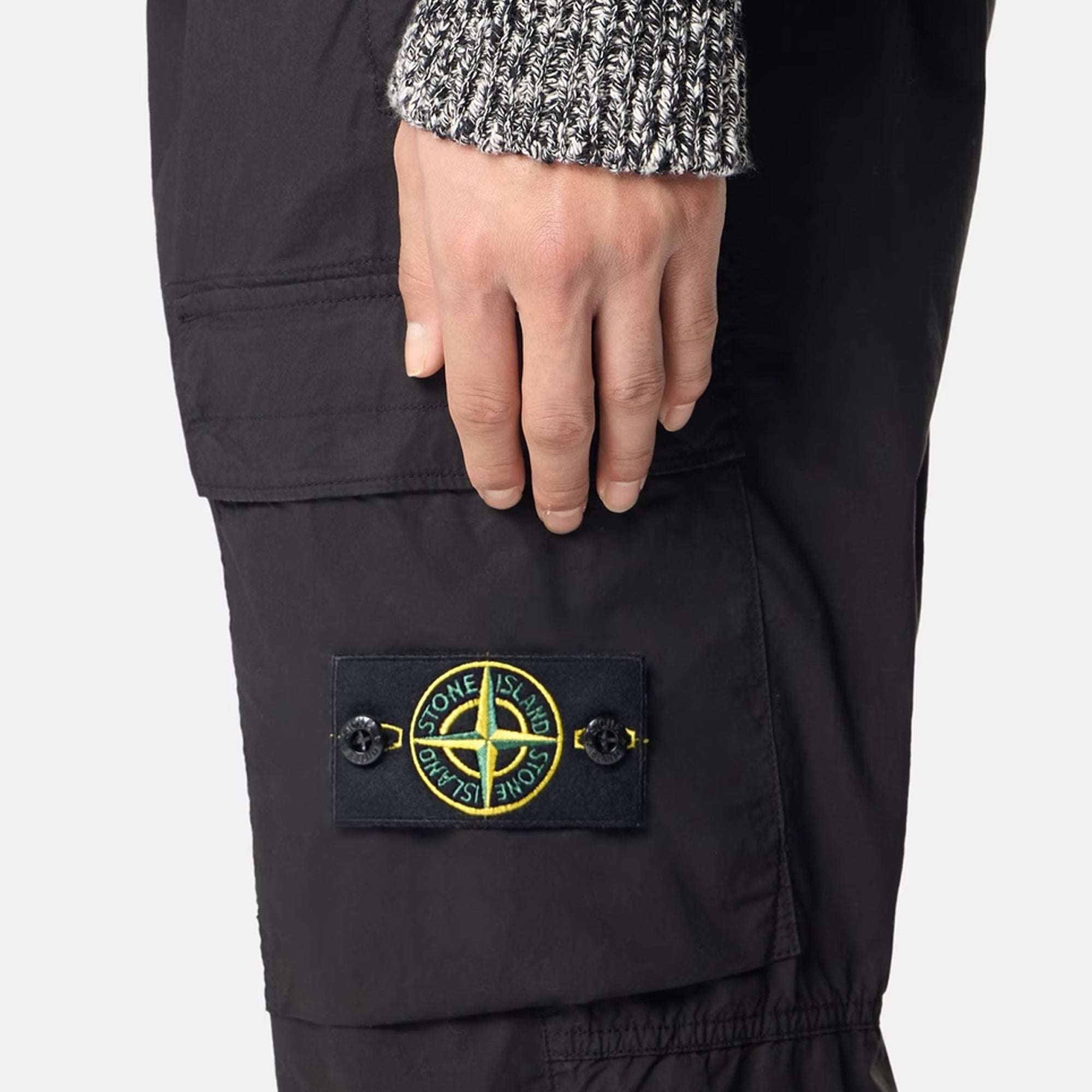 Stone Island Mens Stretch Cotton Tela 'Paracadute' Pants