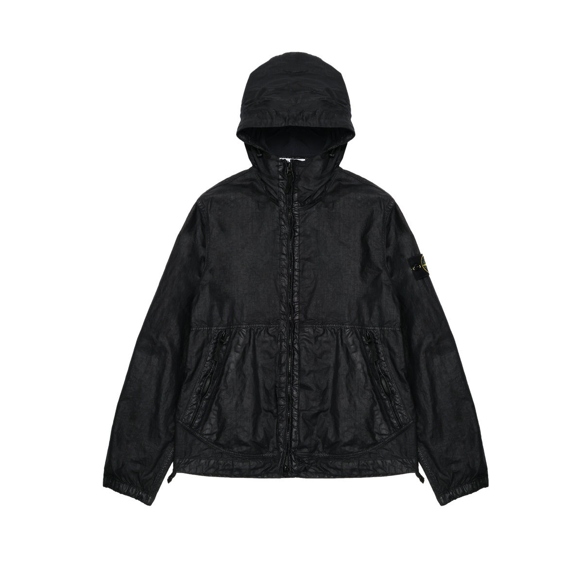 Stone Island Mens Organic-Look Nylon Panama-TC Jacket – Extra Butter