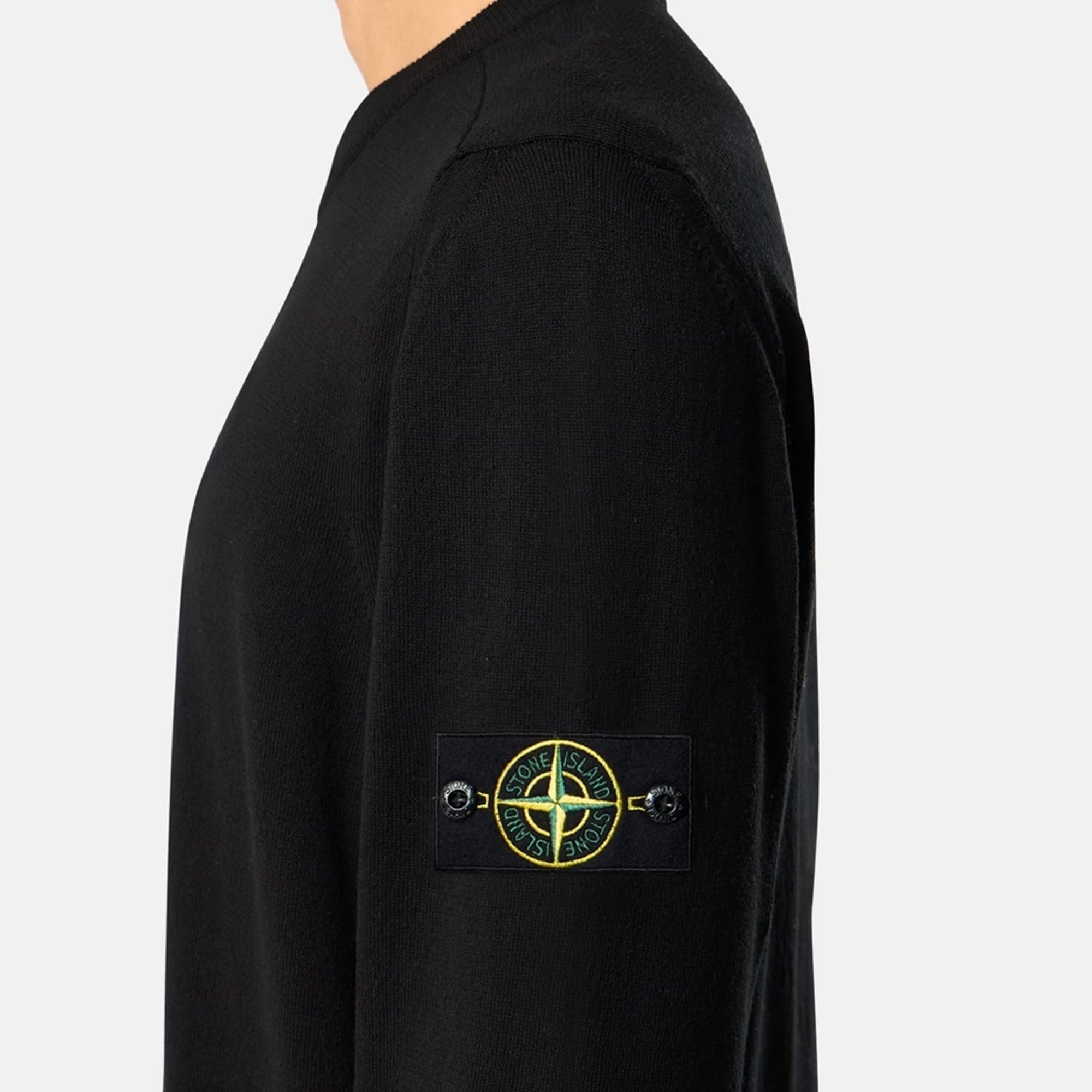 Stone Island Mens Light Raw Organic Cotton Crewneck