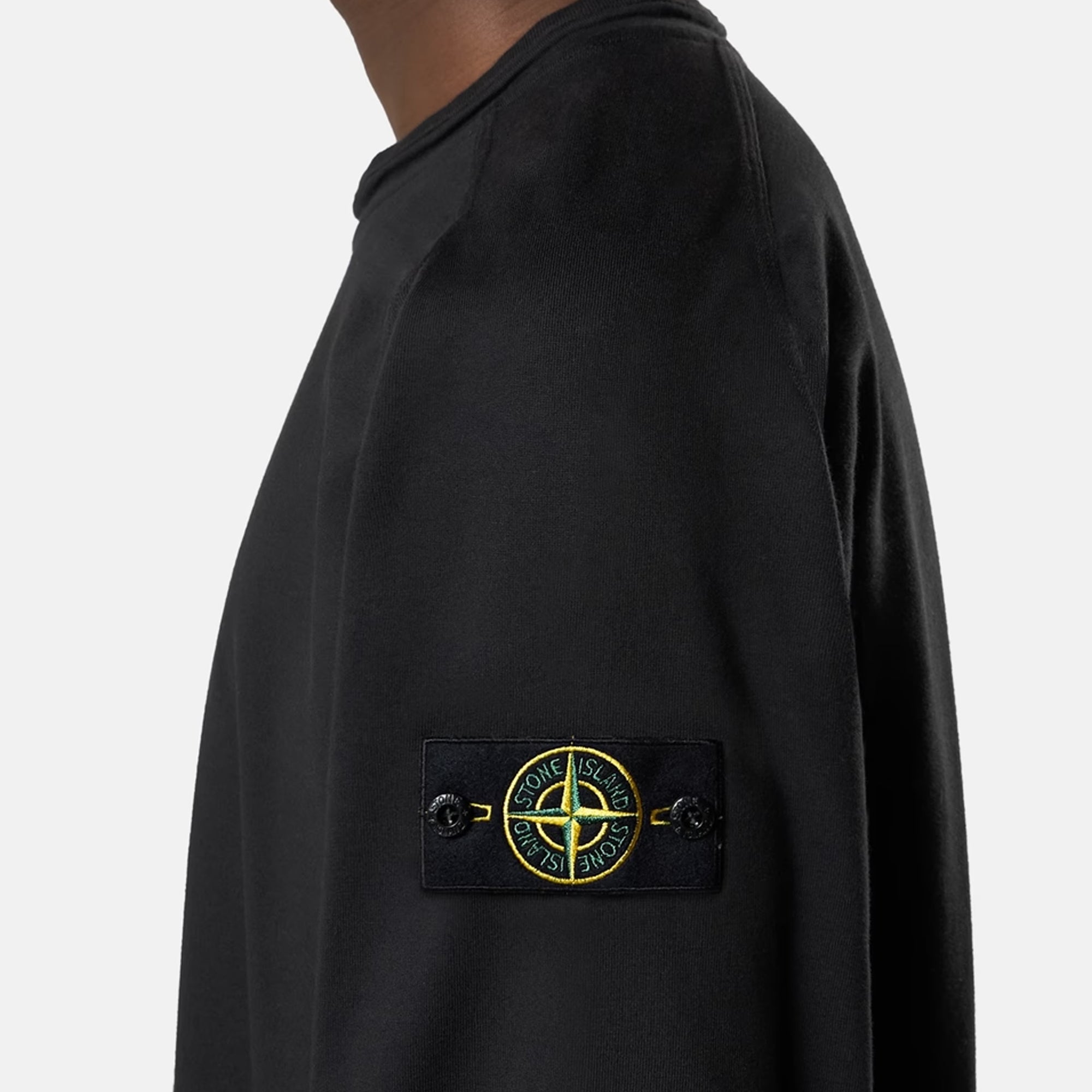 Stone Island Mens Organic Cotton Fleece Sweatshirt