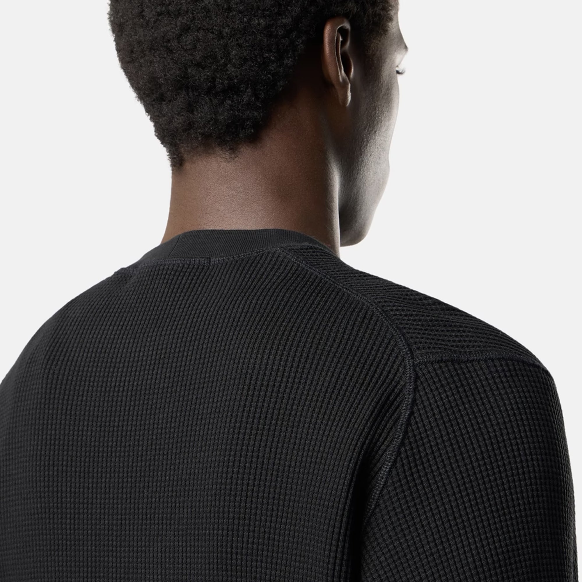 Stone Island Mens Organic Cotton Waffle Fleece Sweatshirt